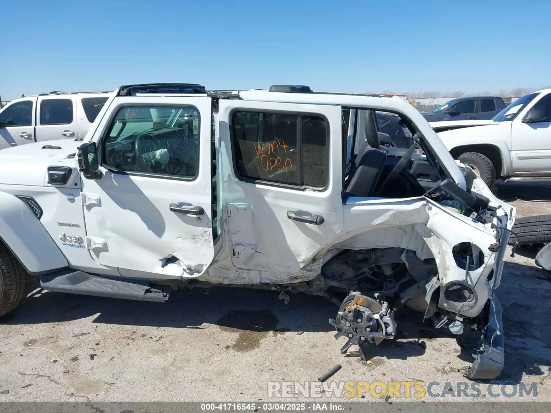 6 Photograph of a damaged car 1C4JJXP62MW724232 JEEP WRANGLER 4XE 2021