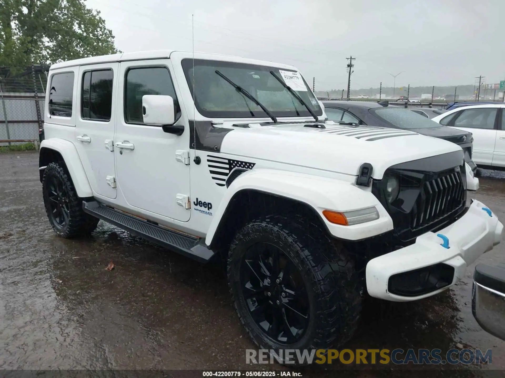 1 Photograph of a damaged car 1C4JJXP68MW716328 JEEP WRANGLER 4XE 2021