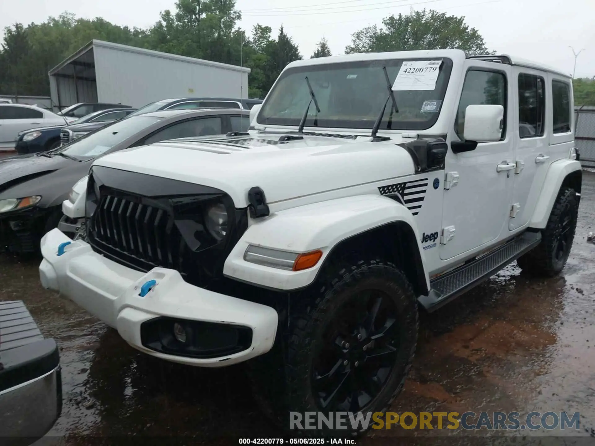 2 Photograph of a damaged car 1C4JJXP68MW716328 JEEP WRANGLER 4XE 2021