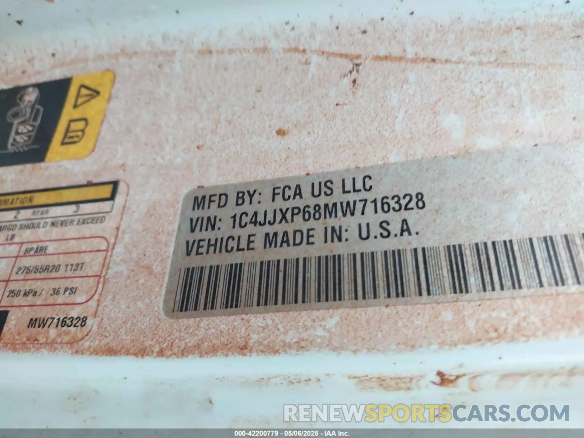 9 Photograph of a damaged car 1C4JJXP68MW716328 JEEP WRANGLER 4XE 2021
