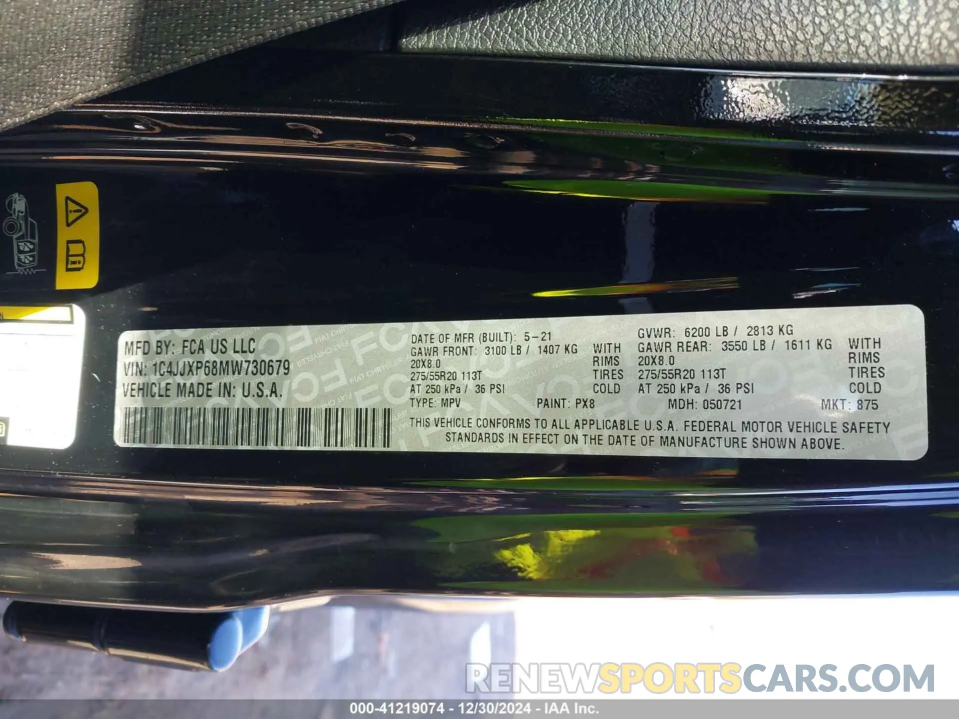 9 Photograph of a damaged car 1C4JJXP68MW730679 JEEP WRANGLER 4XE 2021