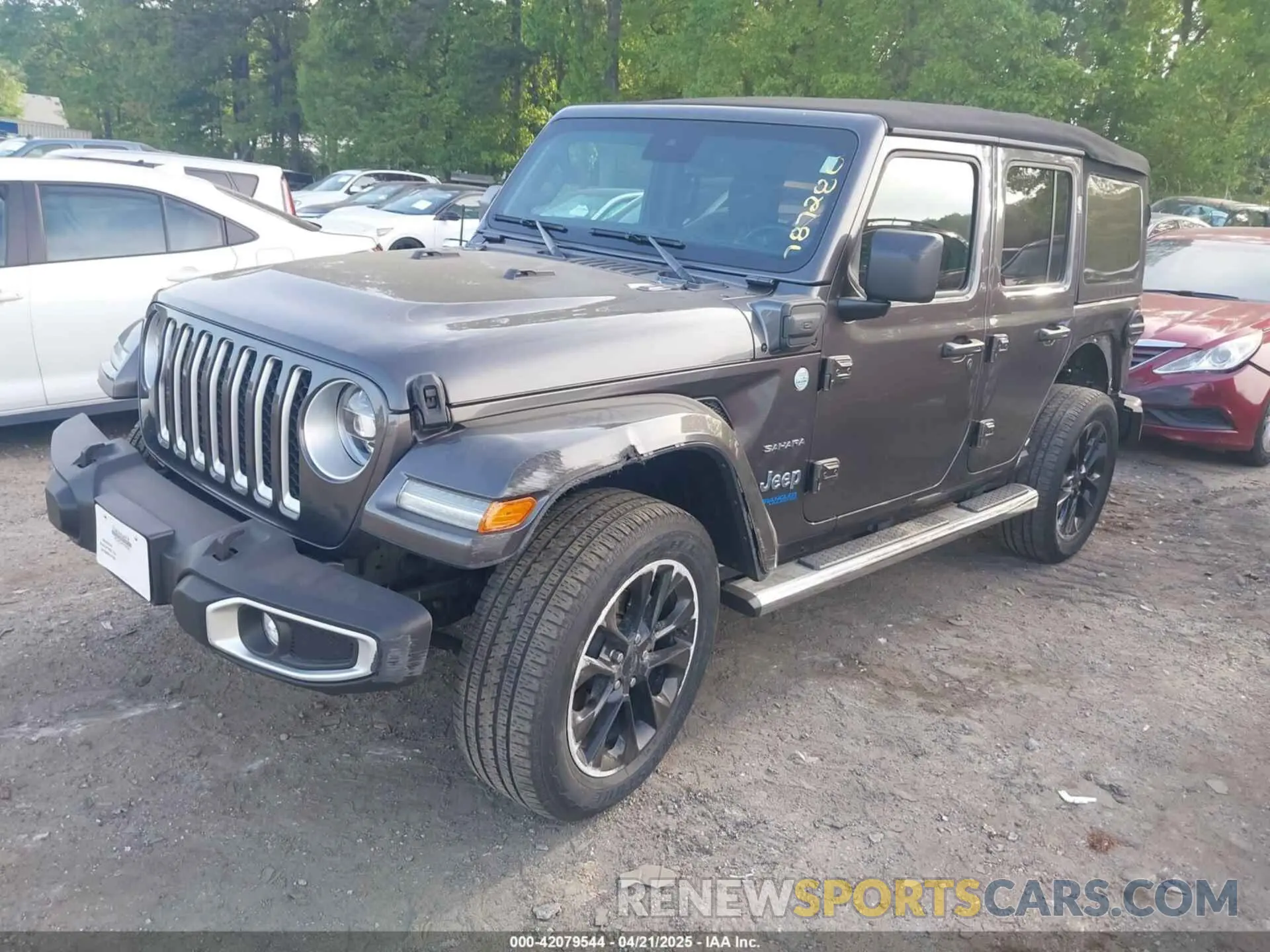 2 Photograph of a damaged car 1C4JJXP69MW787280 JEEP WRANGLER 4XE 2021