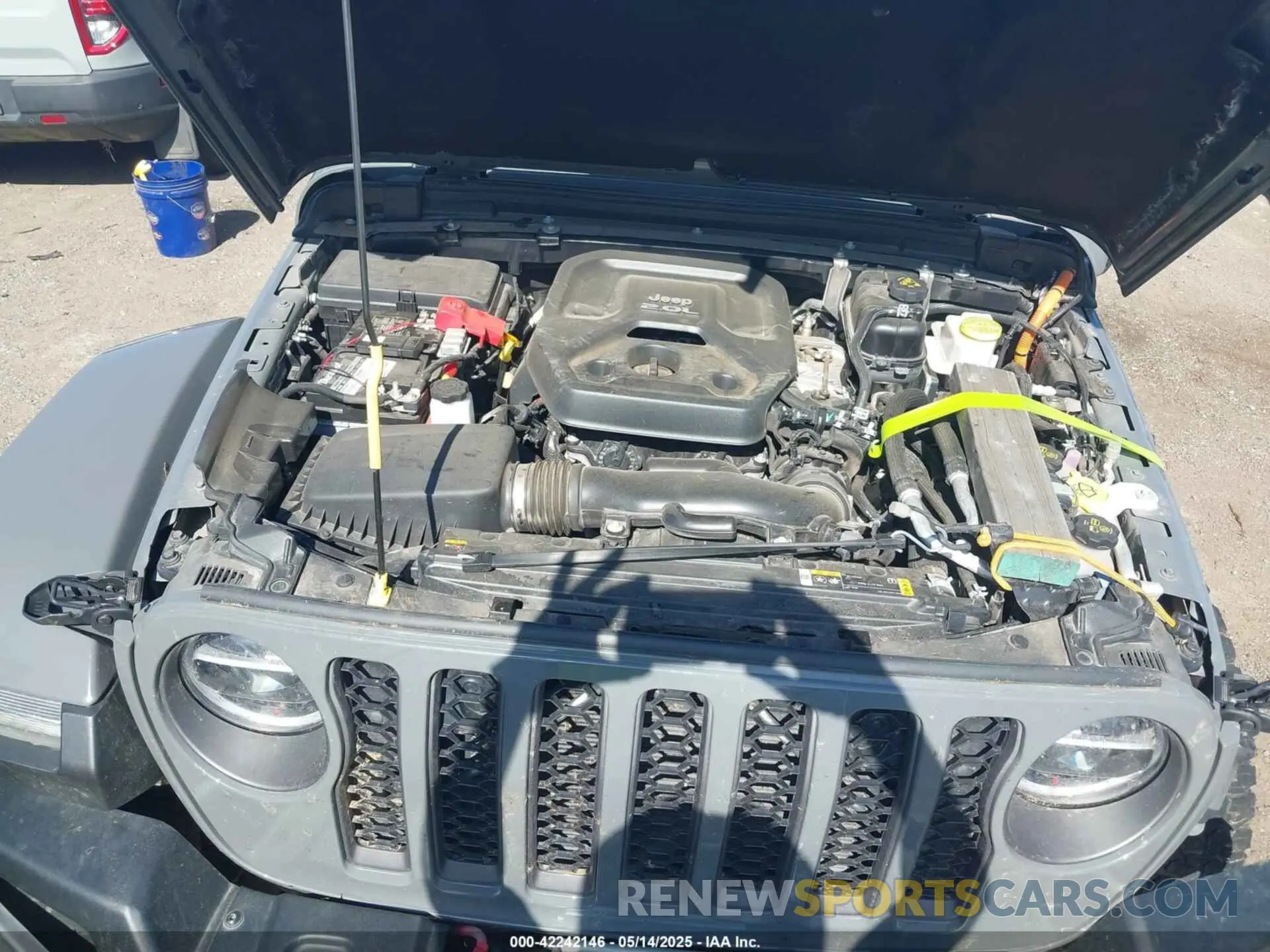 10 Photograph of a damaged car 1C4JJXR60MW766069 JEEP WRANGLER 4XE 2021