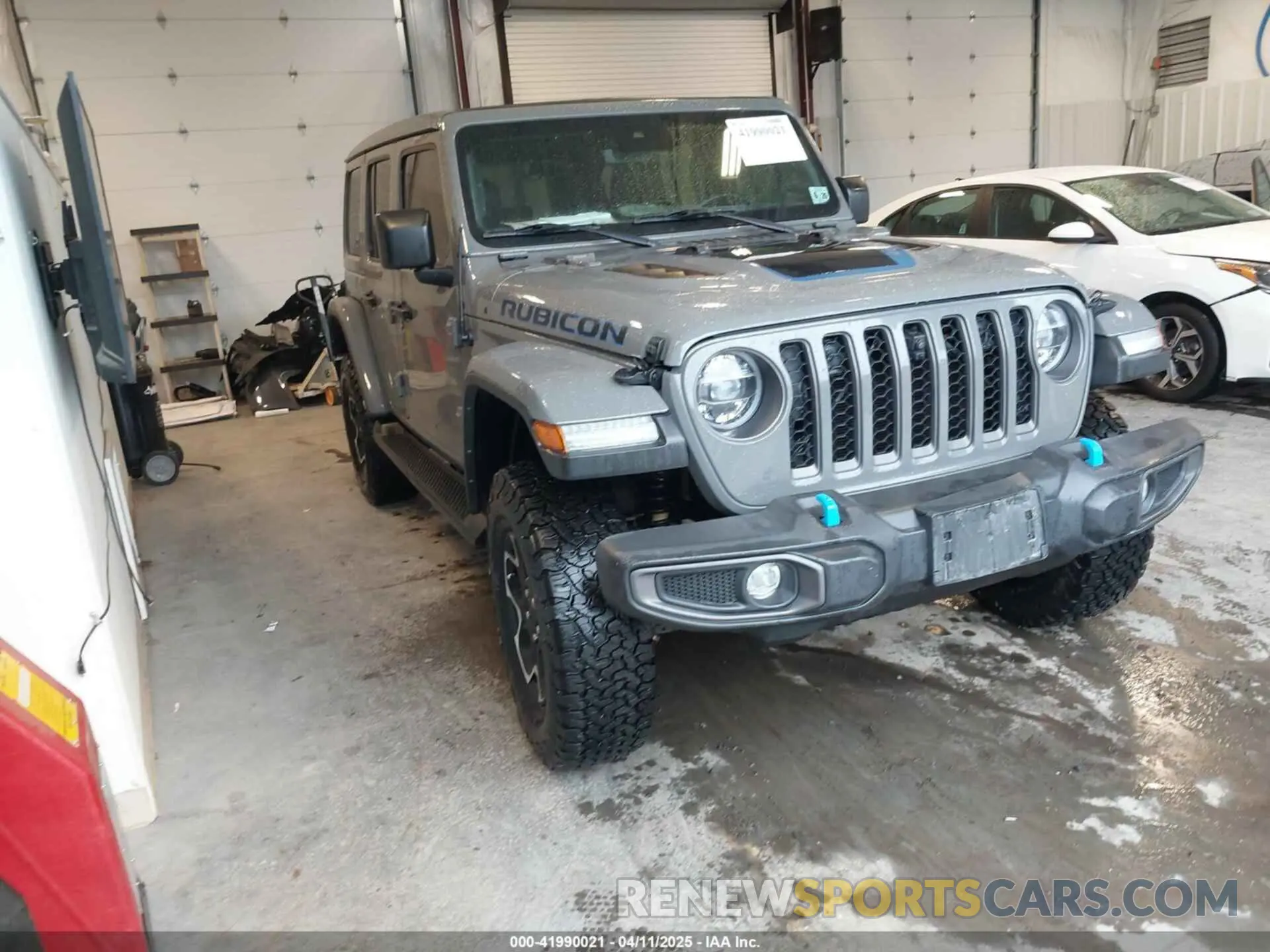 1 Photograph of a damaged car 1C4JJXR65MW675010 JEEP WRANGLER 4XE 2021