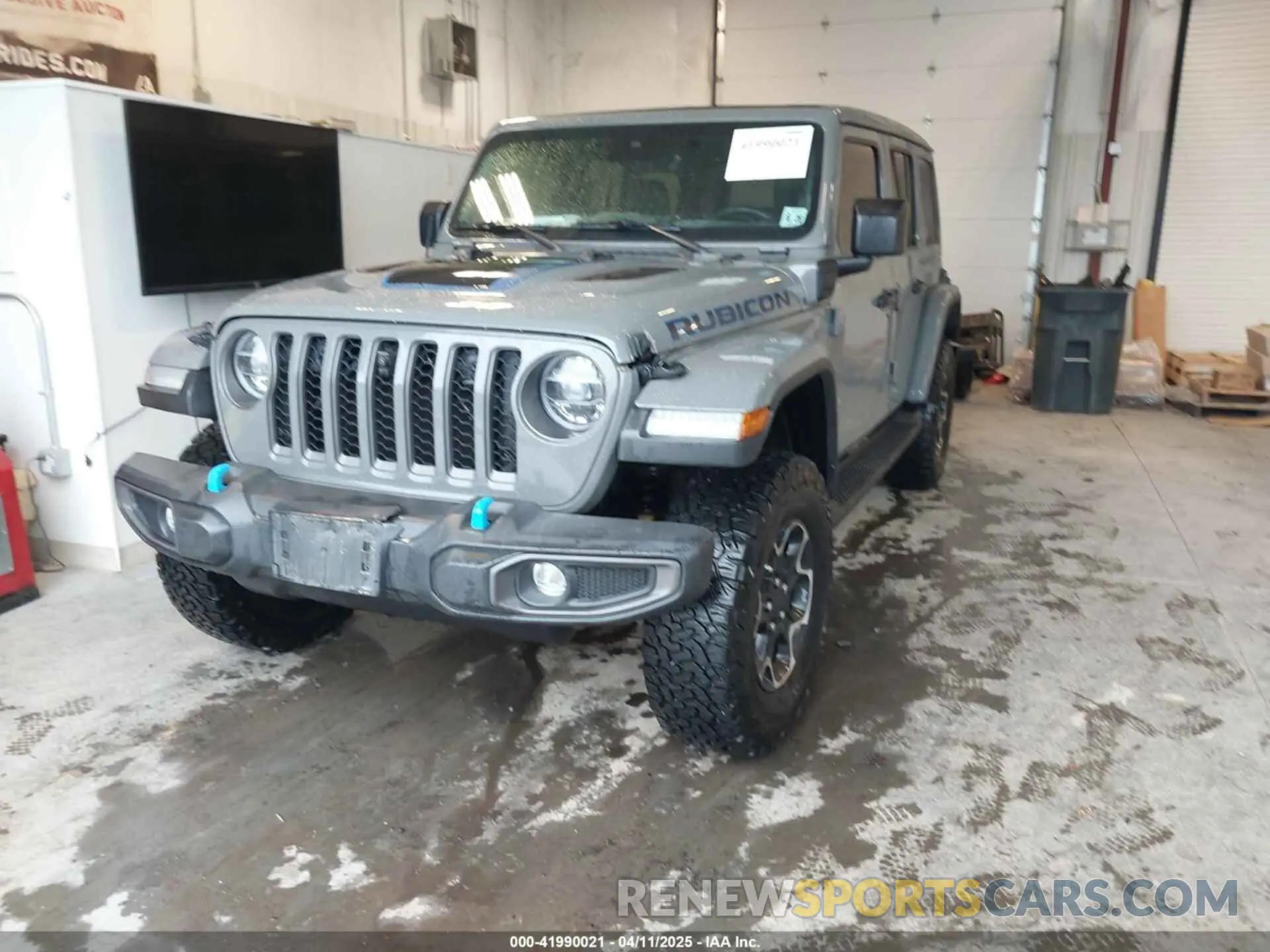 2 Photograph of a damaged car 1C4JJXR65MW675010 JEEP WRANGLER 4XE 2021