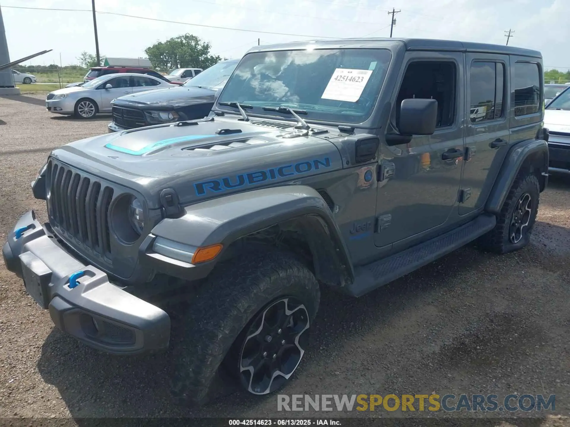 2 Photograph of a damaged car 1C4JJXR67MW716463 JEEP WRANGLER 4XE 2021