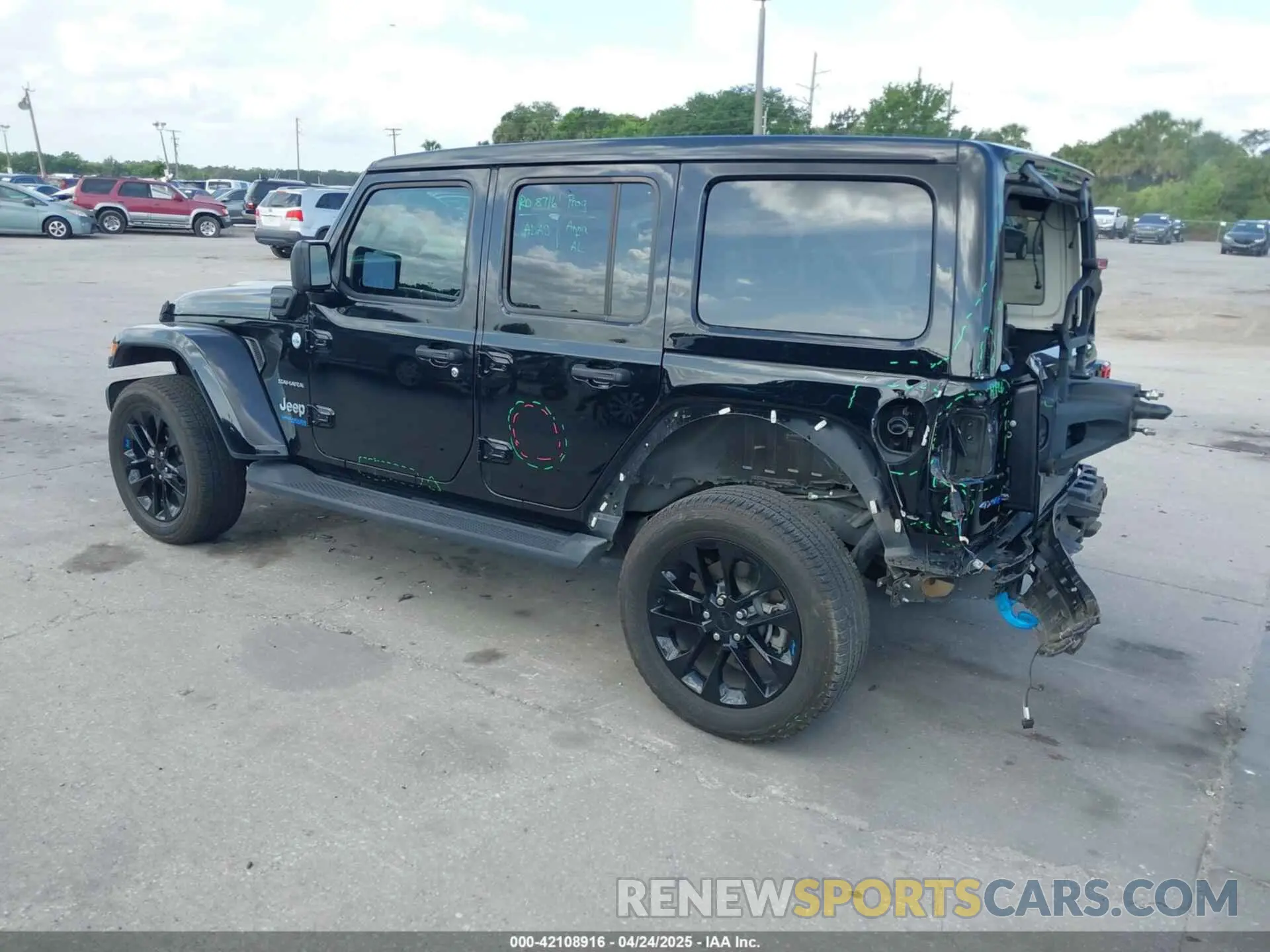3 Photograph of a damaged car 1C4JJXP60NW153776 JEEP WRANGLER 4XE 2022