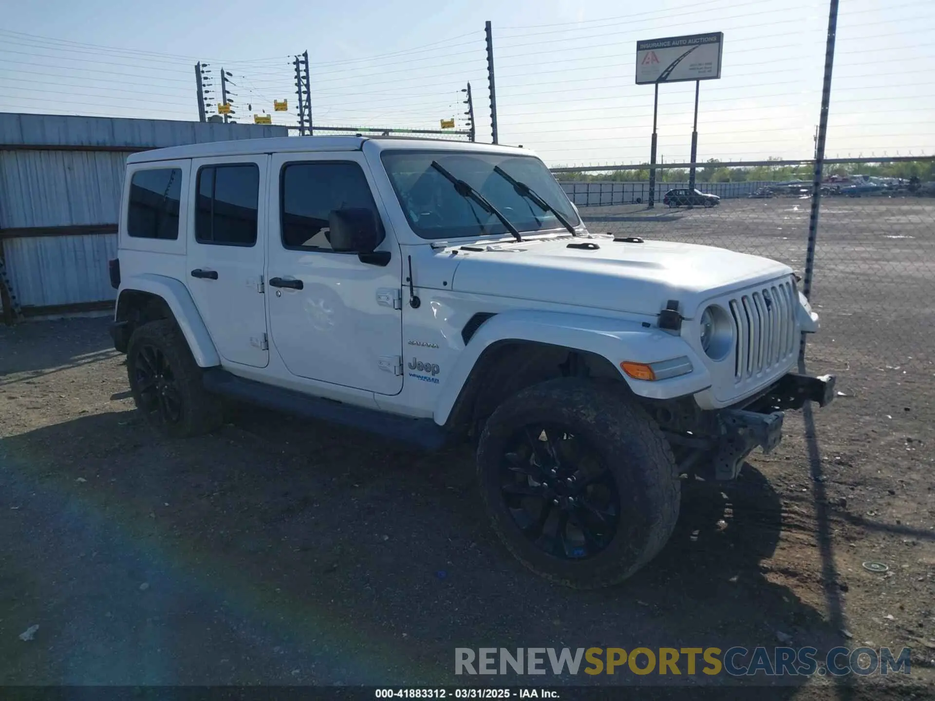 1 Photograph of a damaged car 1C4JJXP60NW274467 JEEP WRANGLER 4XE 2022