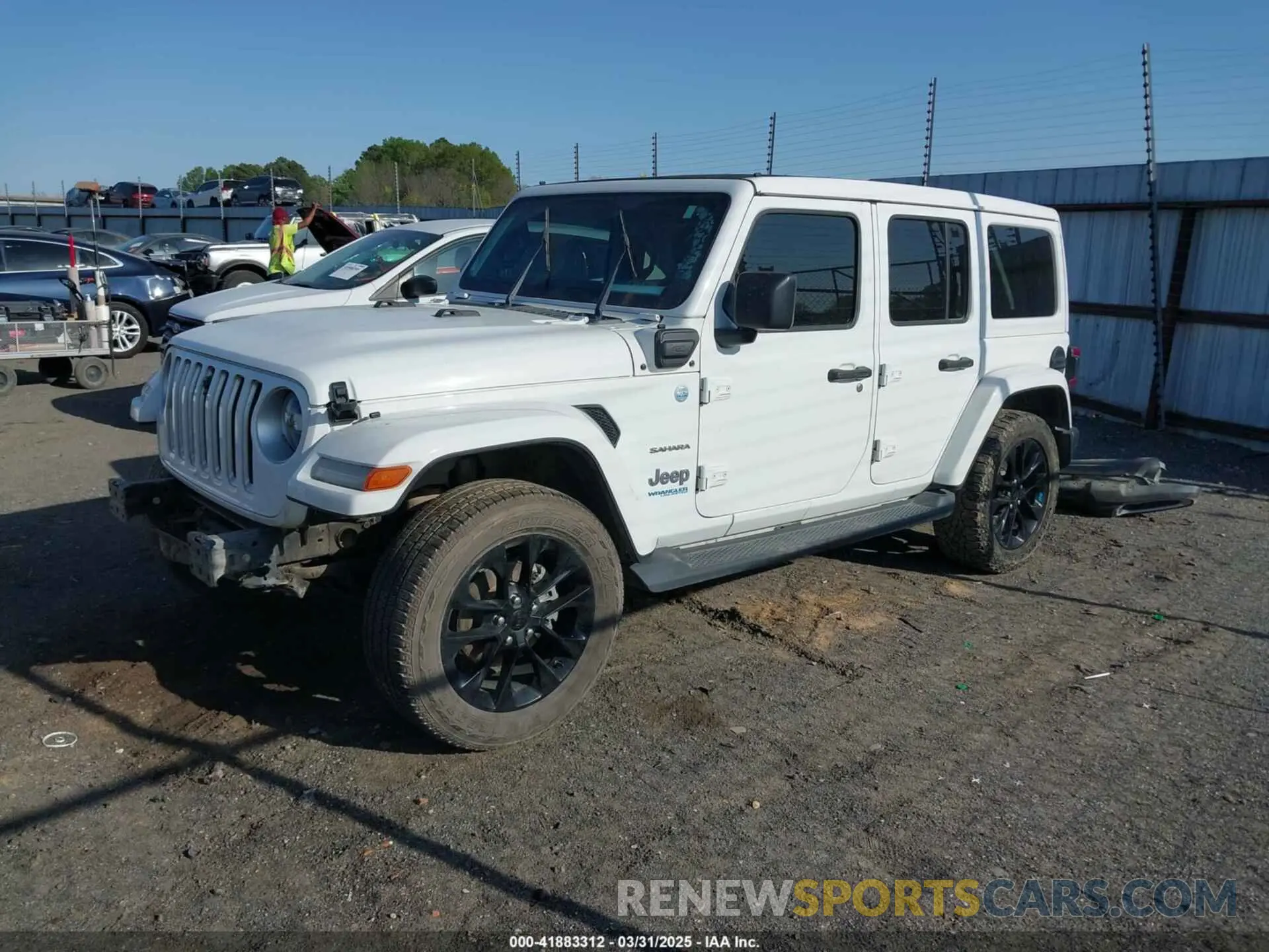 2 Photograph of a damaged car 1C4JJXP60NW274467 JEEP WRANGLER 4XE 2022