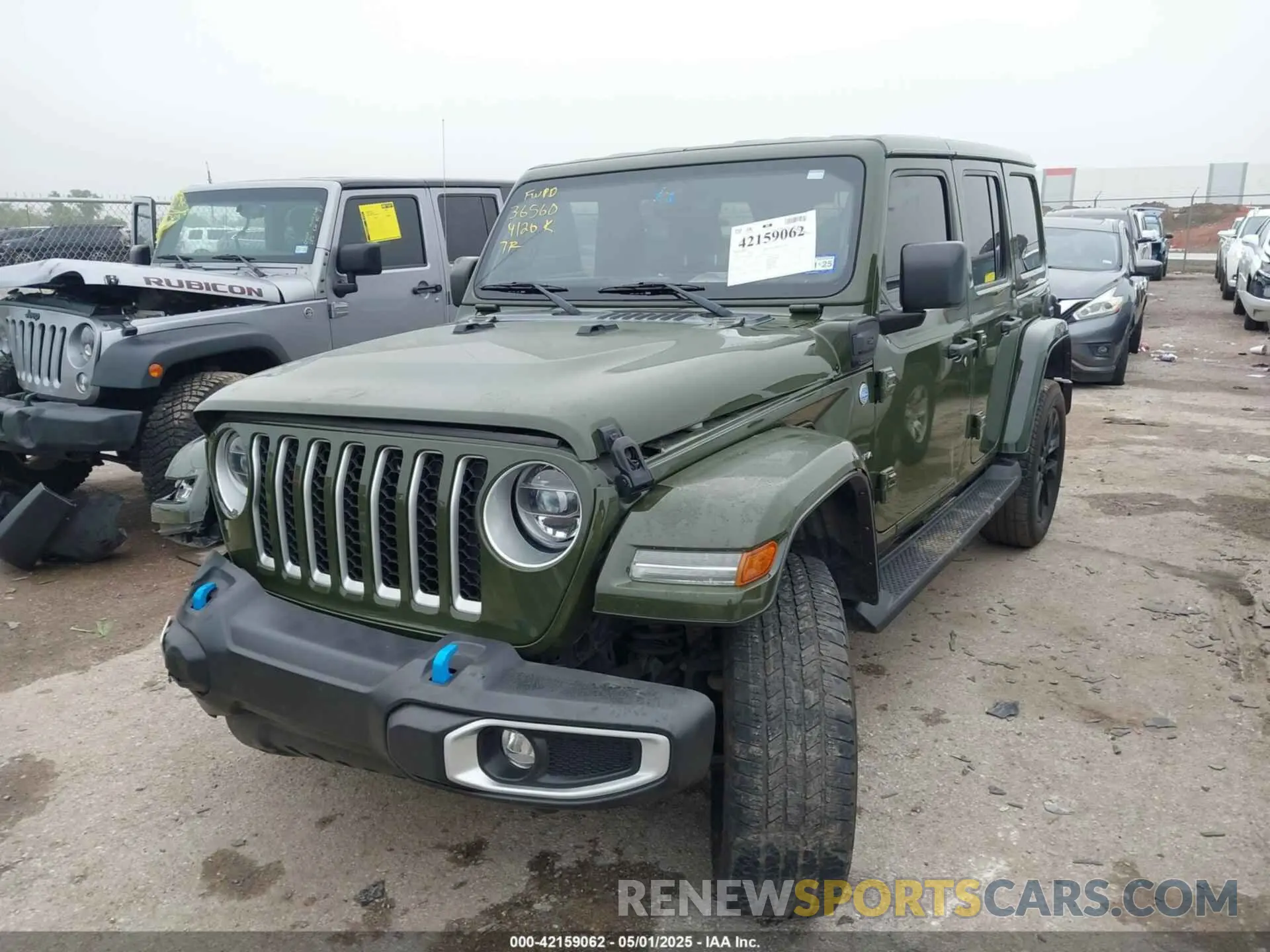 2 Photograph of a damaged car 1C4JJXP61NW278771 JEEP WRANGLER 4XE 2022