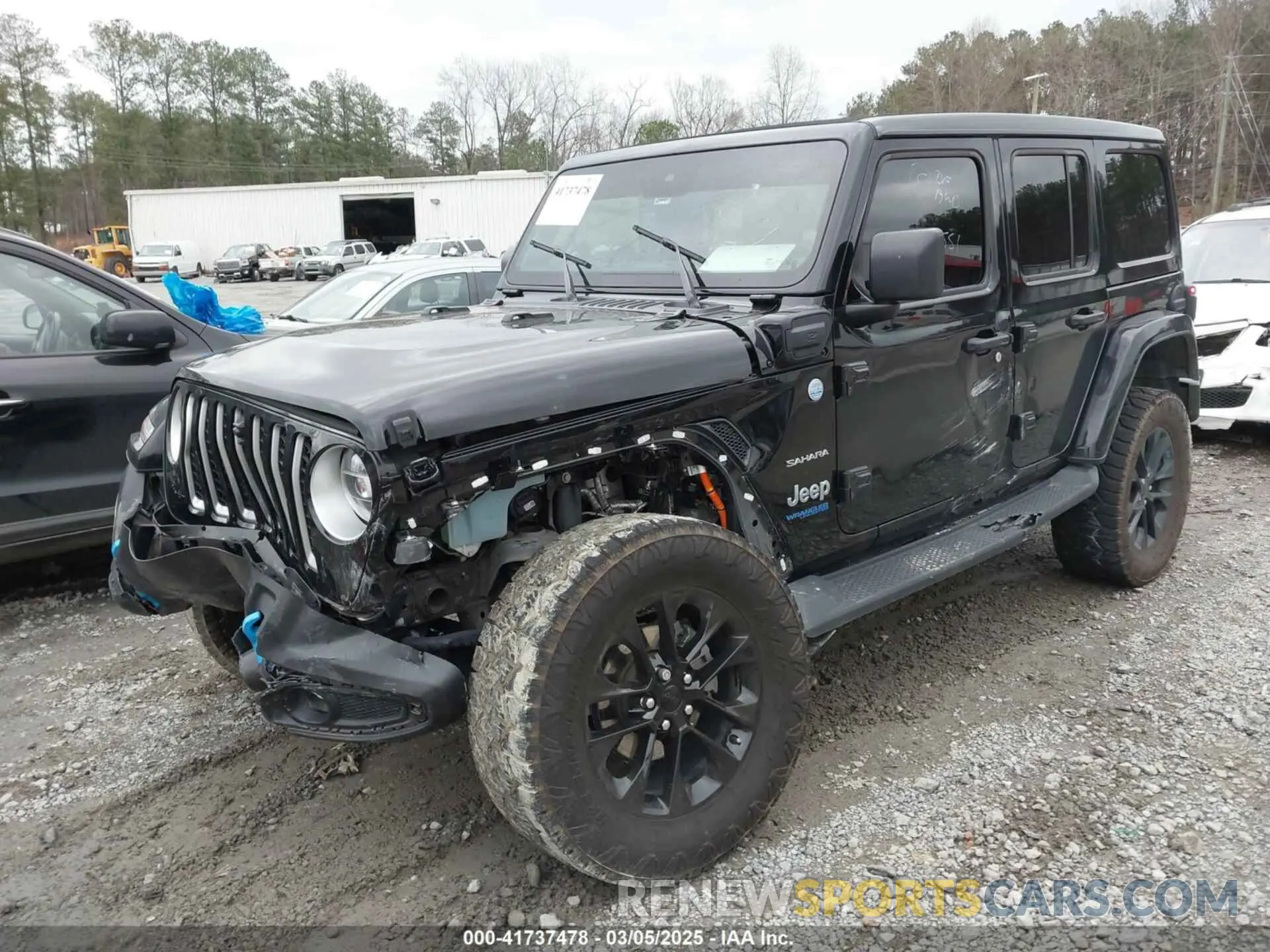 2 Photograph of a damaged car 1C4JJXP62NW101551 JEEP WRANGLER 4XE 2022