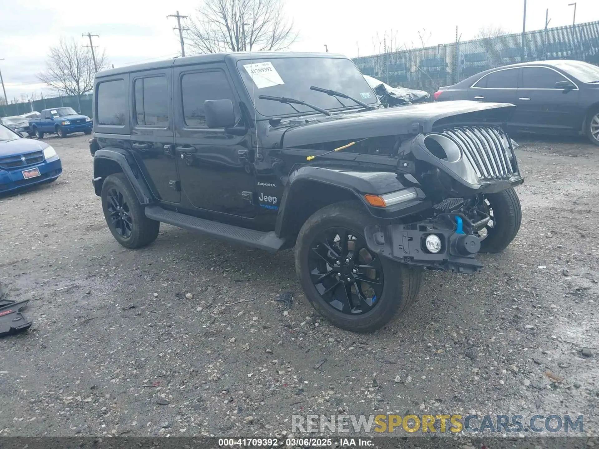 1 Photograph of a damaged car 1C4JJXP62NW206168 JEEP WRANGLER 4XE 2022