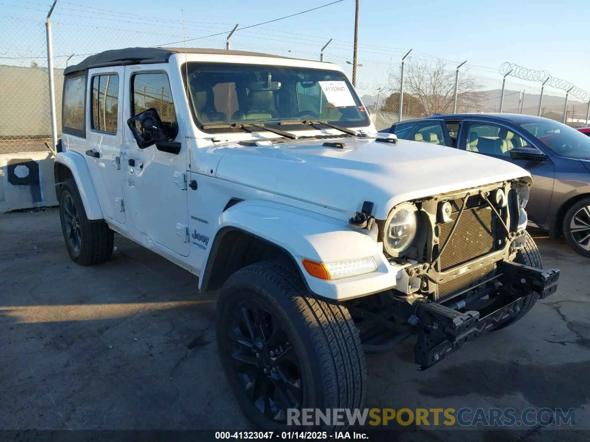 1 Photograph of a damaged car 1C4JJXP64NW123986 JEEP WRANGLER 4XE 2022