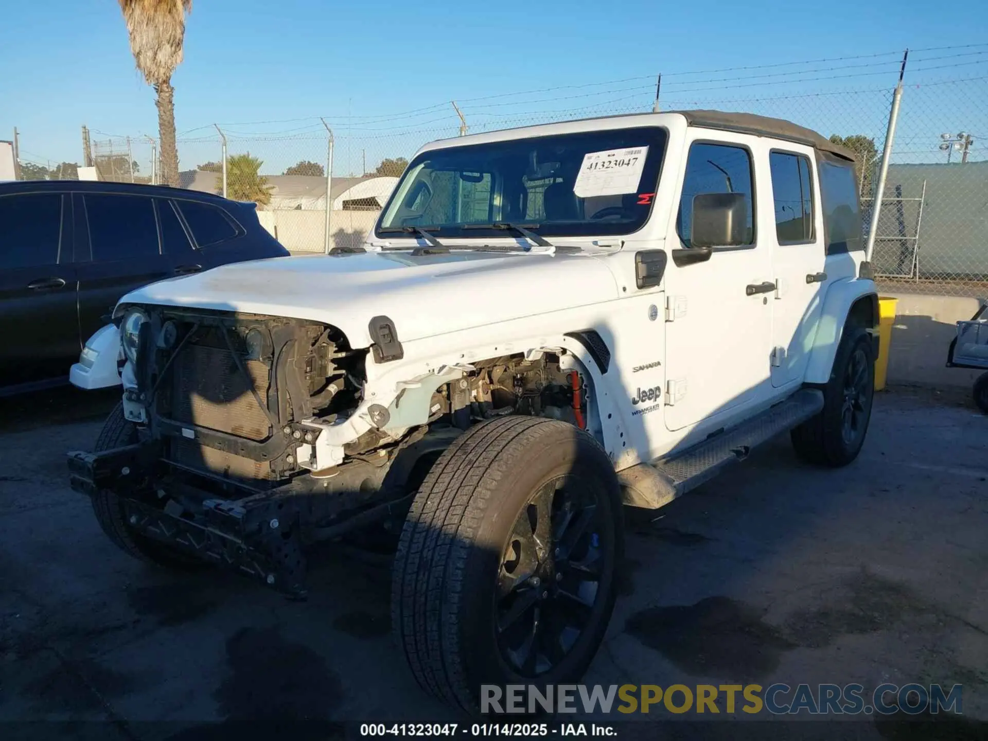 2 Photograph of a damaged car 1C4JJXP64NW123986 JEEP WRANGLER 4XE 2022