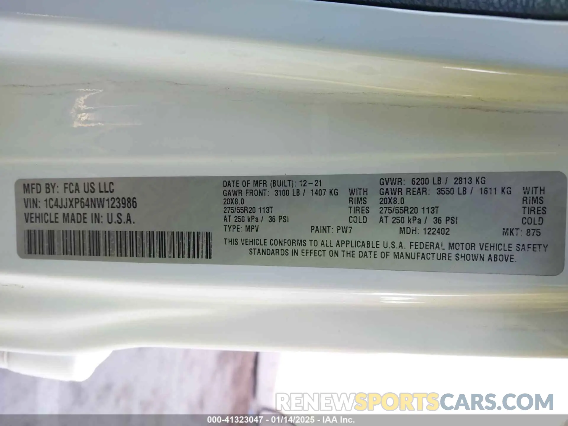 9 Photograph of a damaged car 1C4JJXP64NW123986 JEEP WRANGLER 4XE 2022
