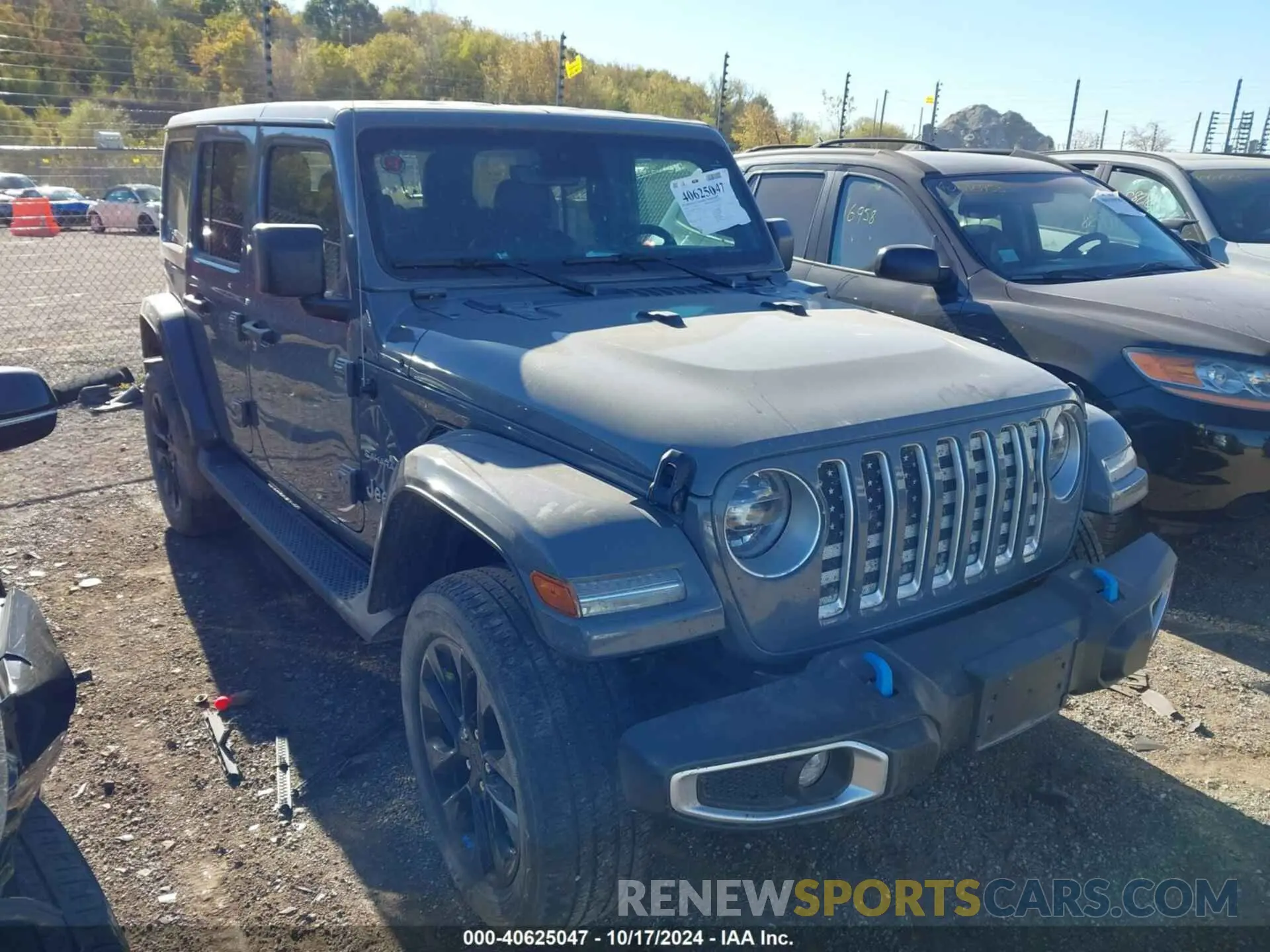 1 Photograph of a damaged car 1C4JJXP65NW216158 JEEP WRANGLER 4XE 2022