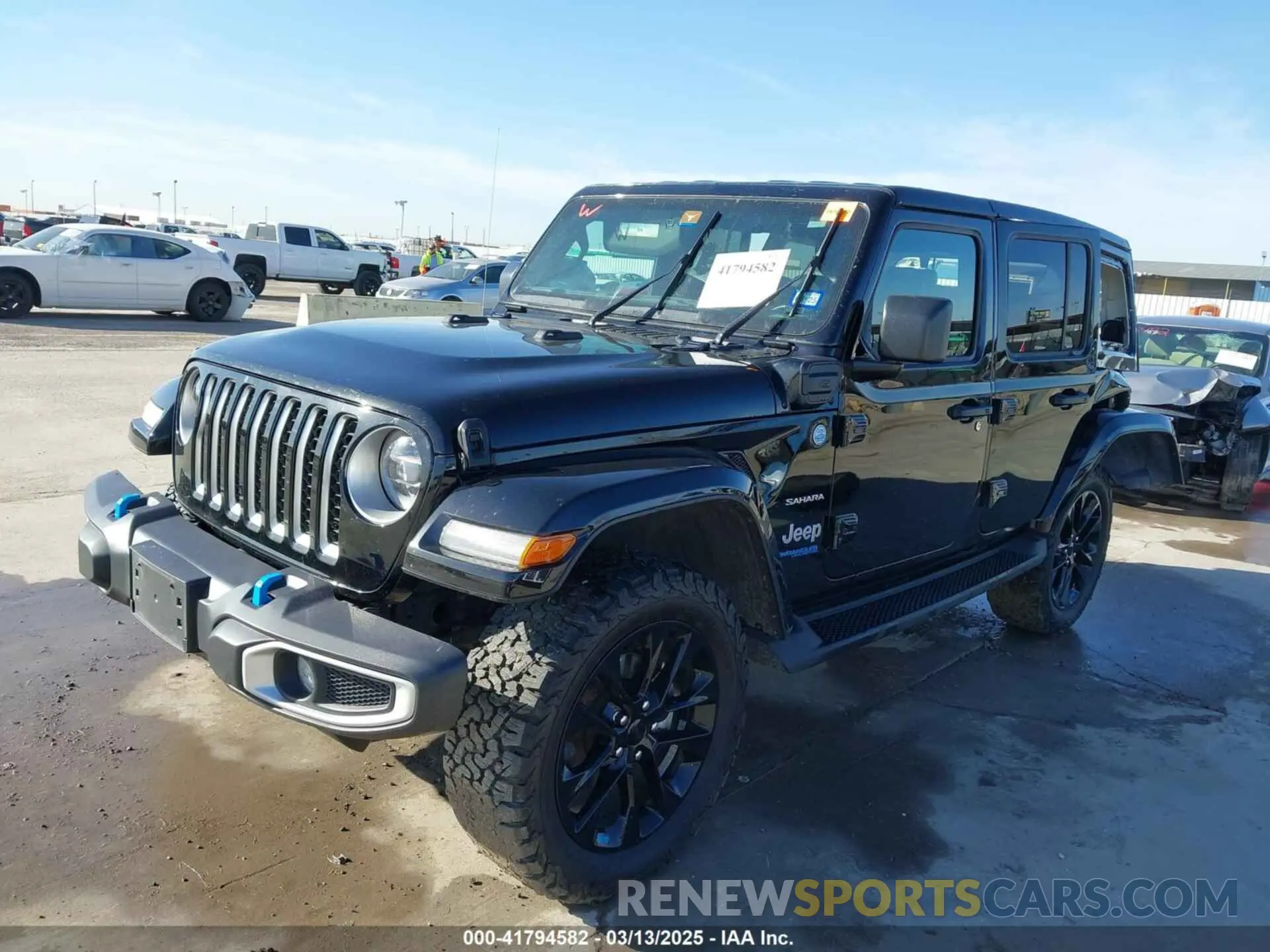 2 Photograph of a damaged car 1C4JJXP67NW275857 JEEP WRANGLER 4XE 2022
