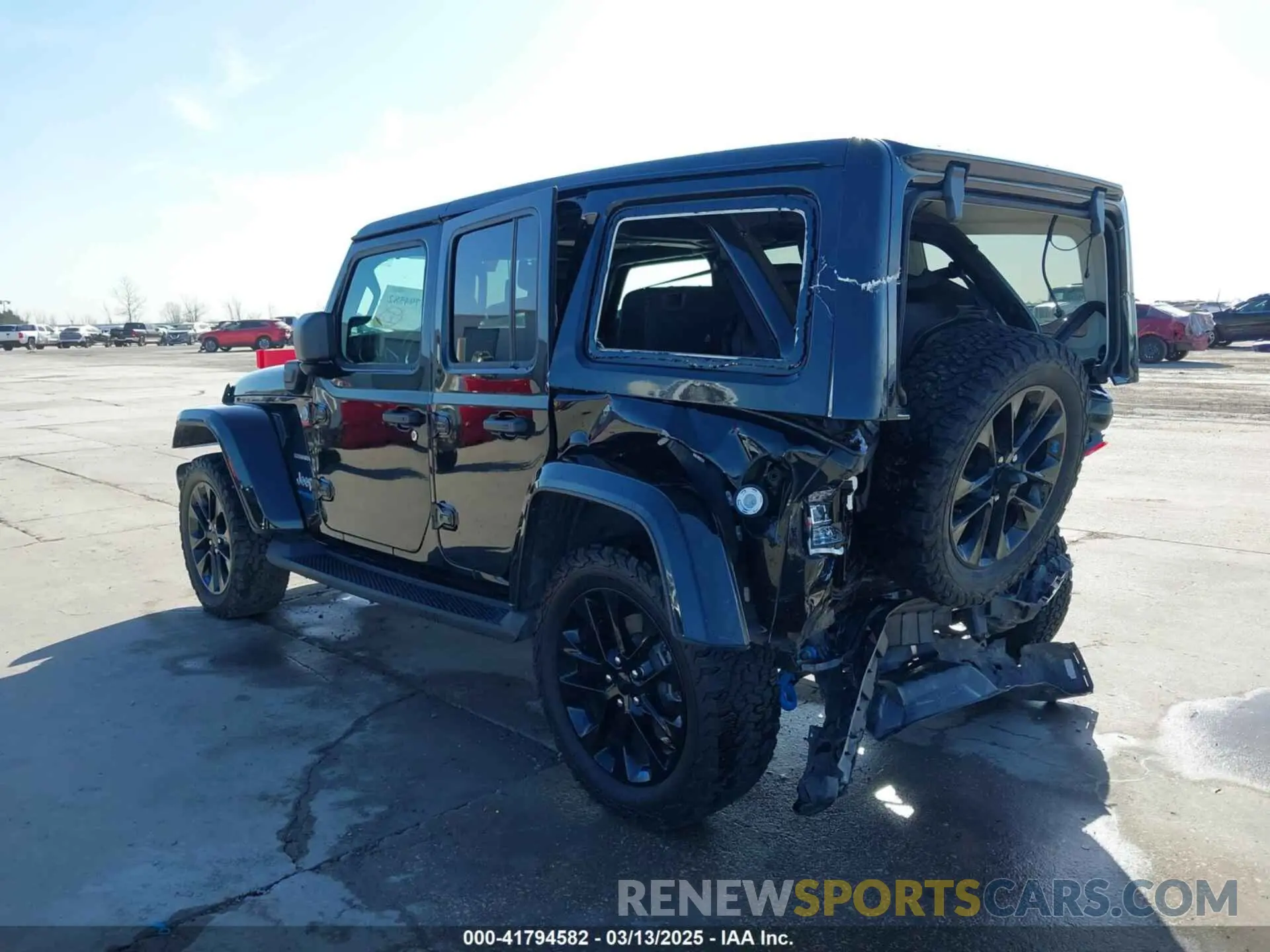 3 Photograph of a damaged car 1C4JJXP67NW275857 JEEP WRANGLER 4XE 2022