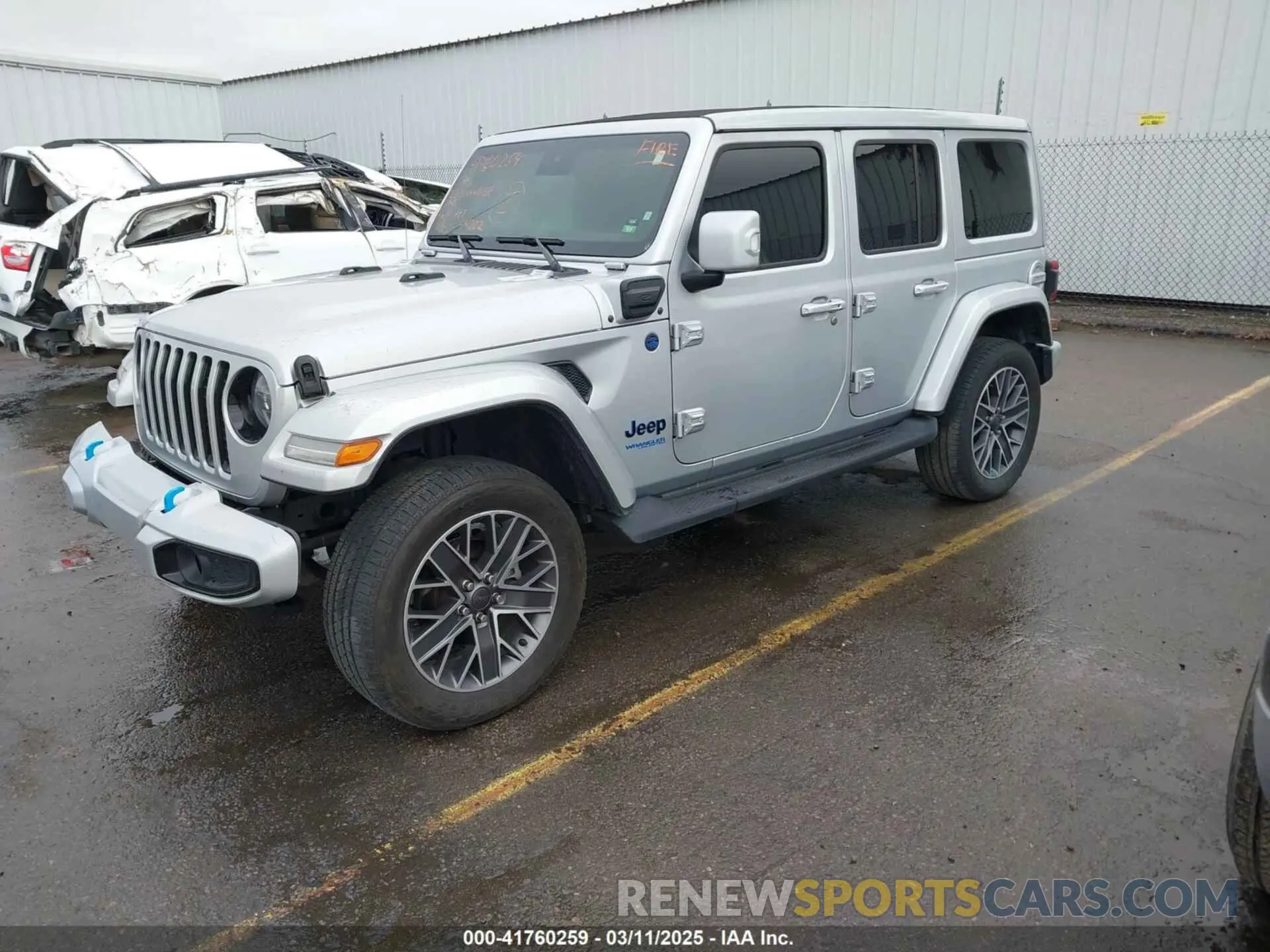 2 Photograph of a damaged car 1C4JJXP6XNW250466 JEEP WRANGLER 4XE 2022