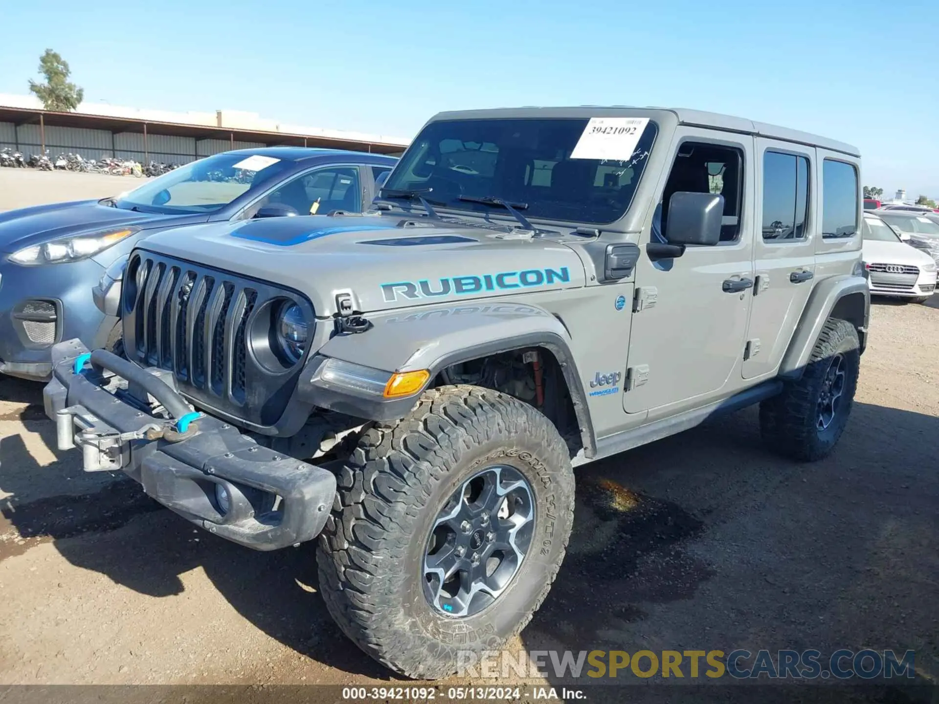 2 Photograph of a damaged car 1C4JJXR61NW160832 JEEP WRANGLER 4XE 2022