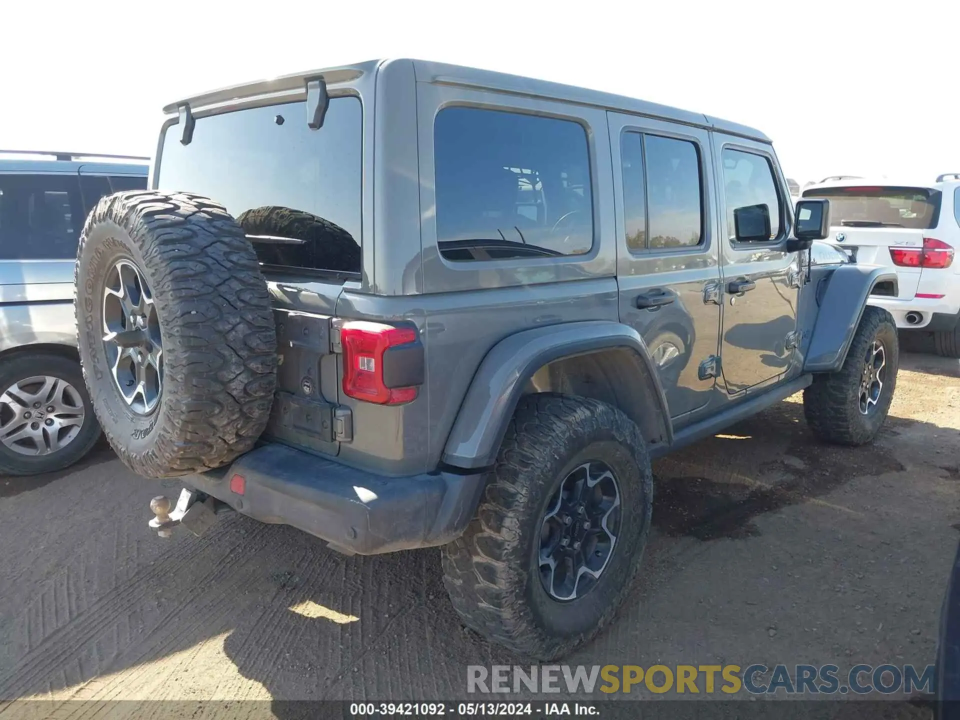 4 Photograph of a damaged car 1C4JJXR61NW160832 JEEP WRANGLER 4XE 2022