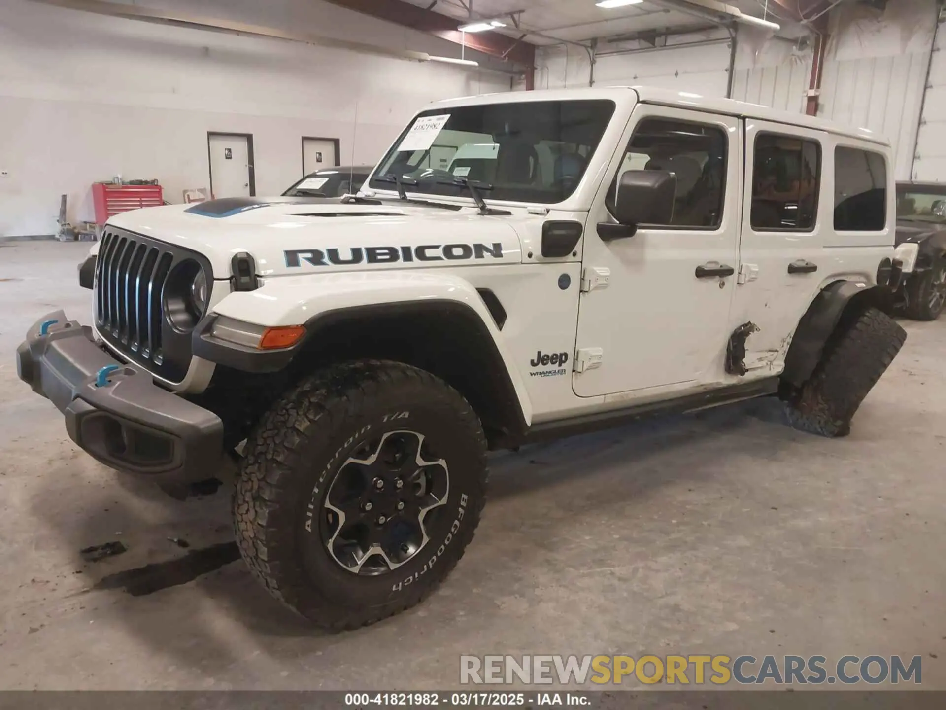2 Photograph of a damaged car 1C4JJXR61NW264155 JEEP WRANGLER 4XE 2022