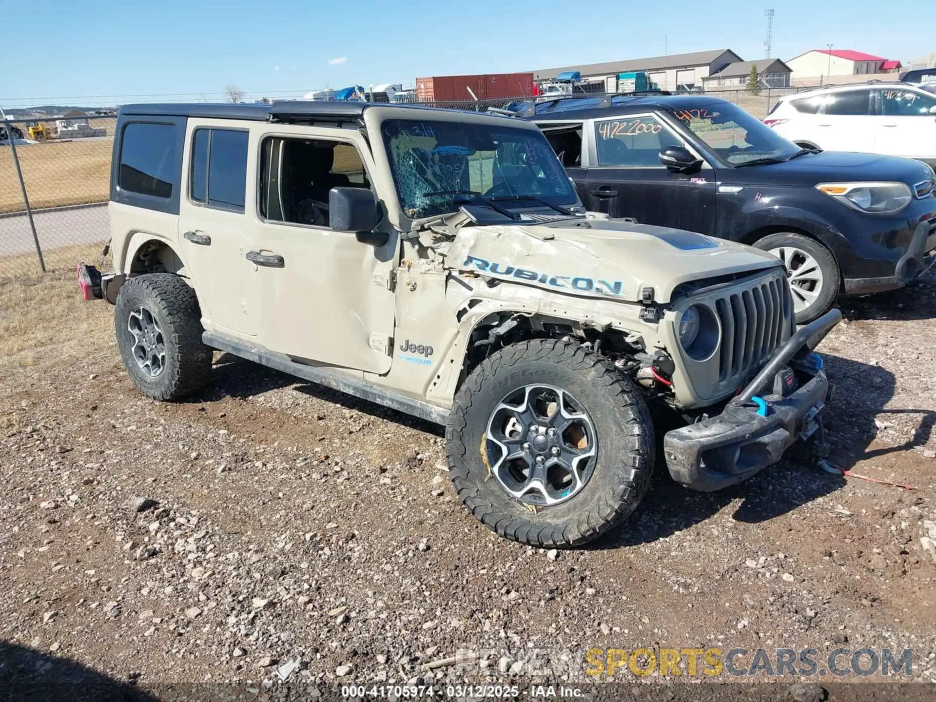1 Photograph of a damaged car 1C4JJXR64NW238262 JEEP WRANGLER 4XE 2022
