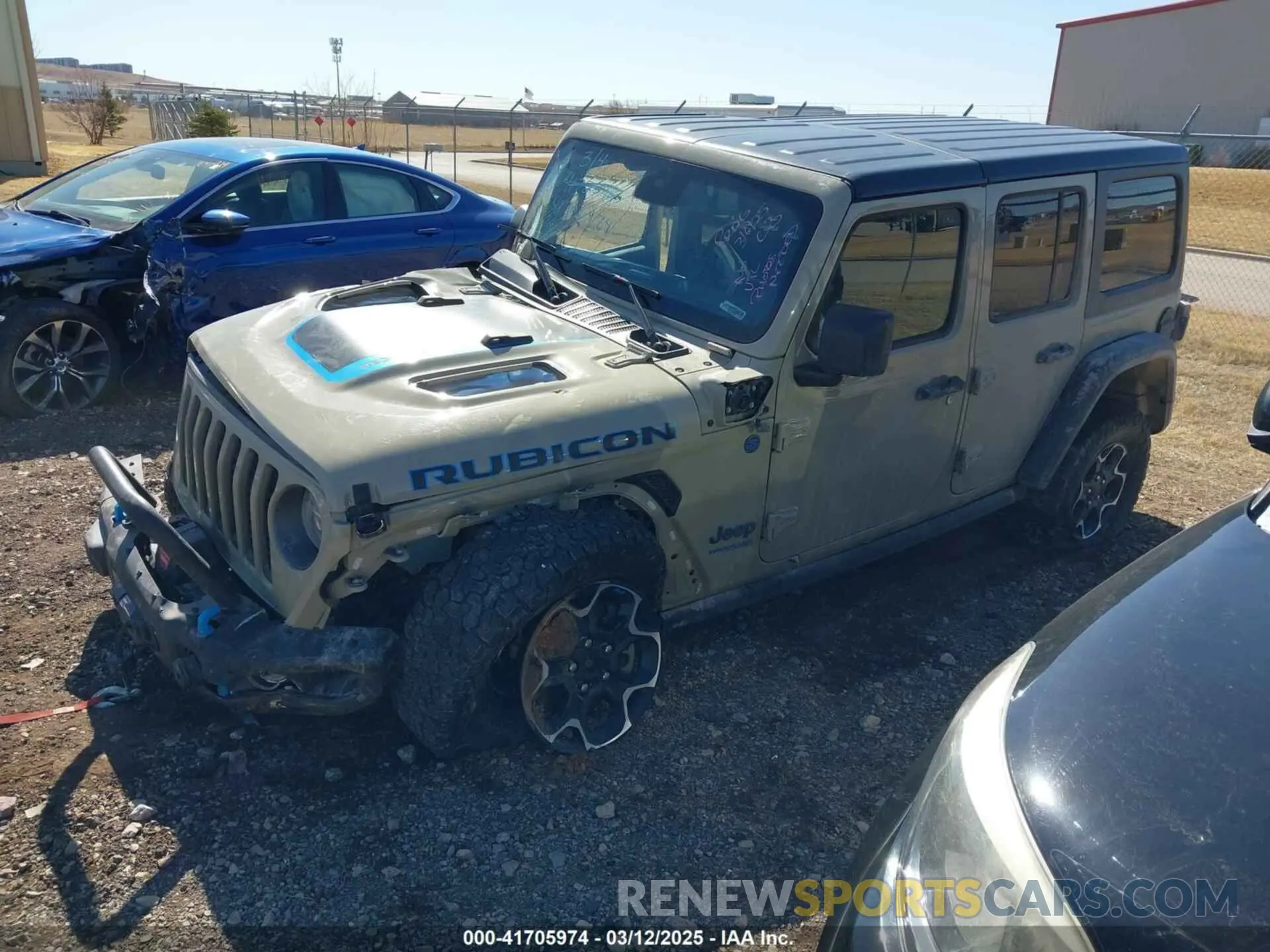 2 Photograph of a damaged car 1C4JJXR64NW238262 JEEP WRANGLER 4XE 2022