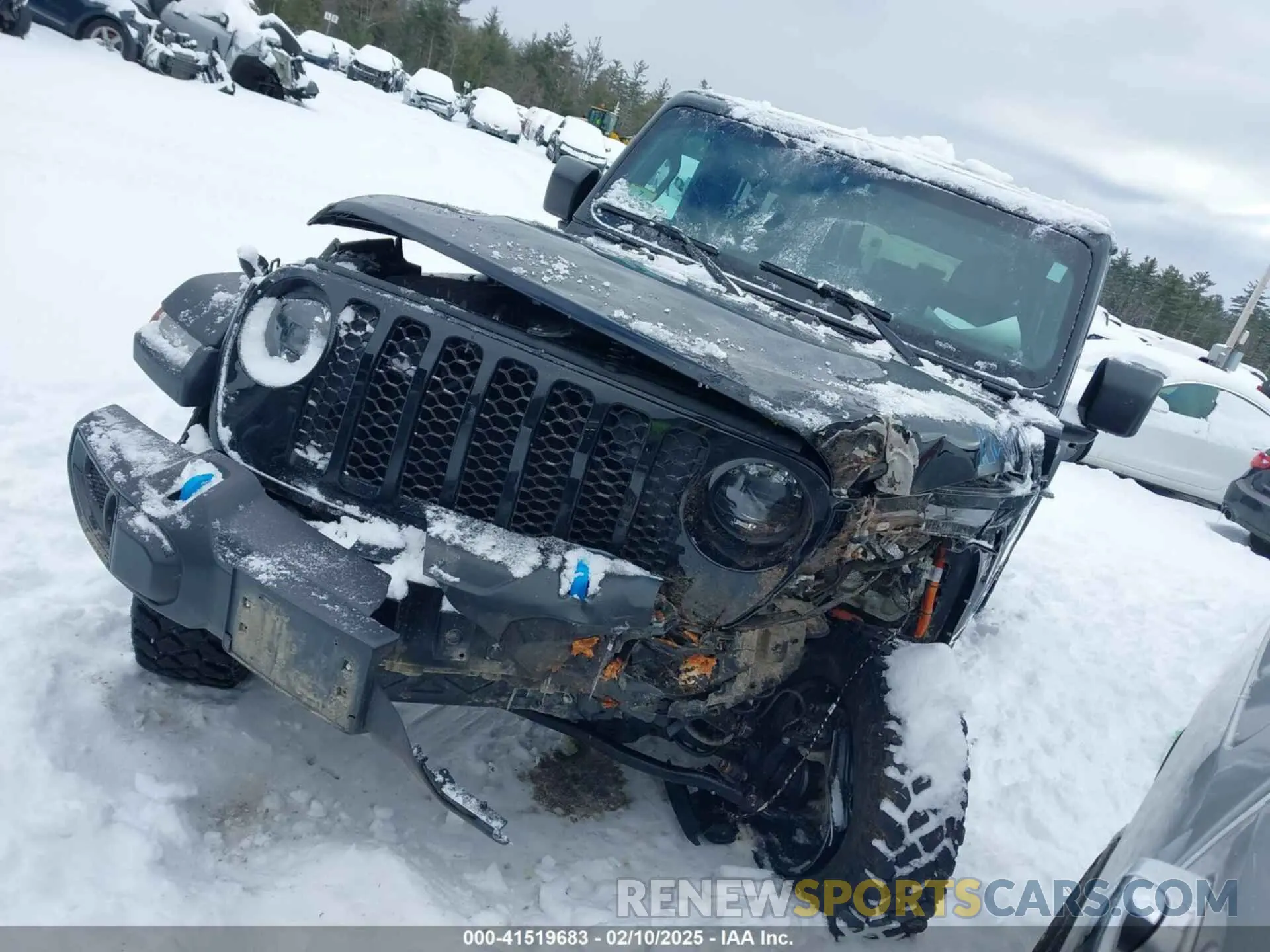 2 Photograph of a damaged car 1C4JJXN60PW626923 JEEP WRANGLER 4XE 2023