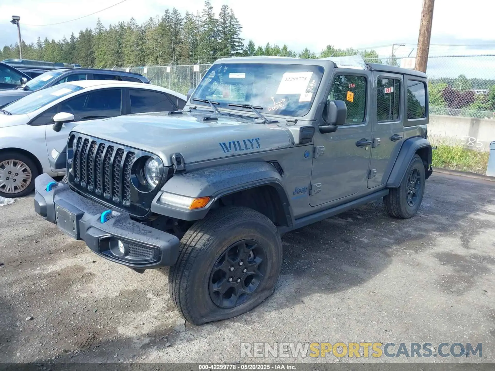 2 Photograph of a damaged car 1C4JJXN61PW629121 JEEP WRANGLER 4XE 2023