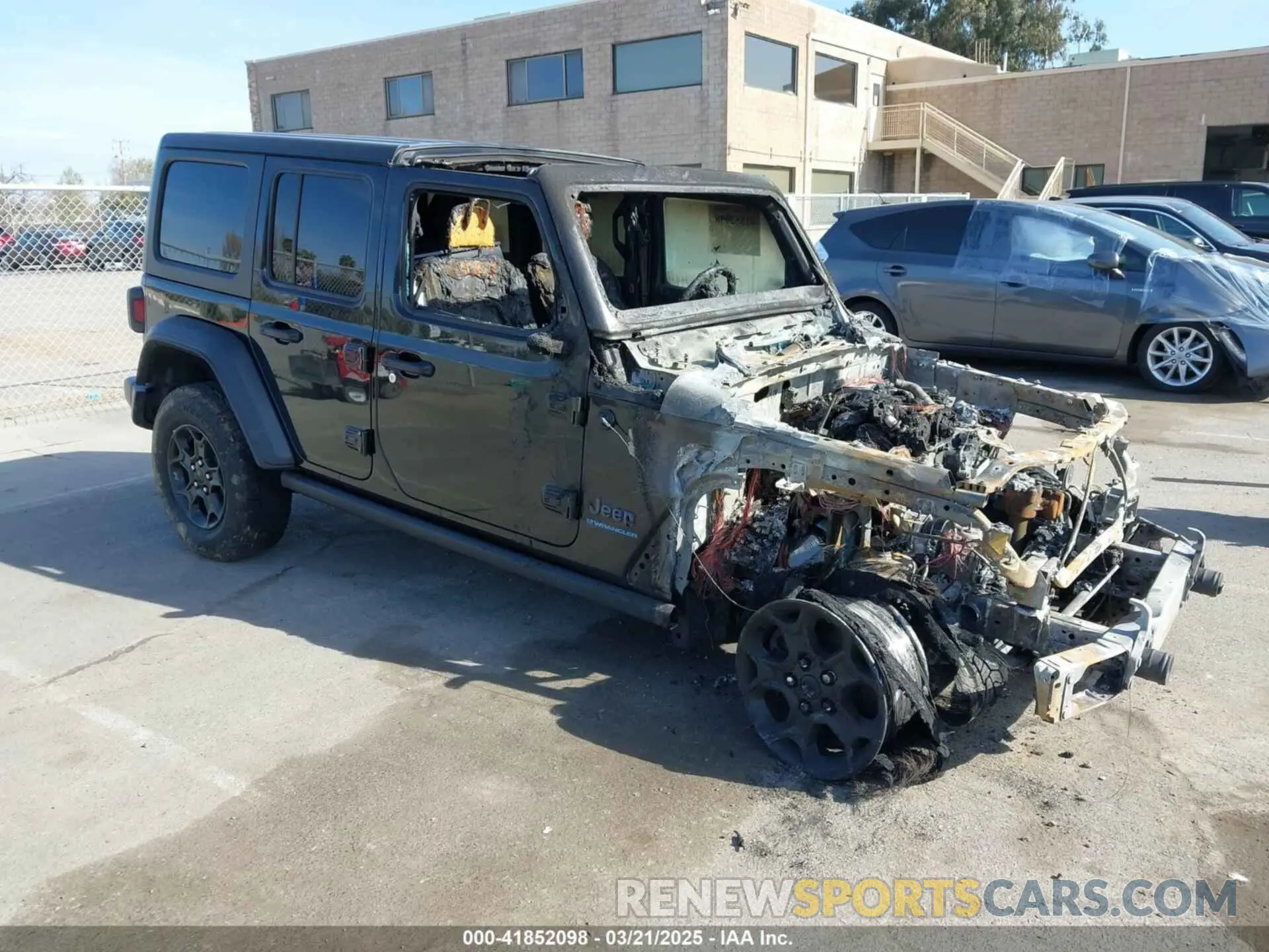 1 Photograph of a damaged car 1C4JJXN62PW641200 JEEP WRANGLER 4XE 2023