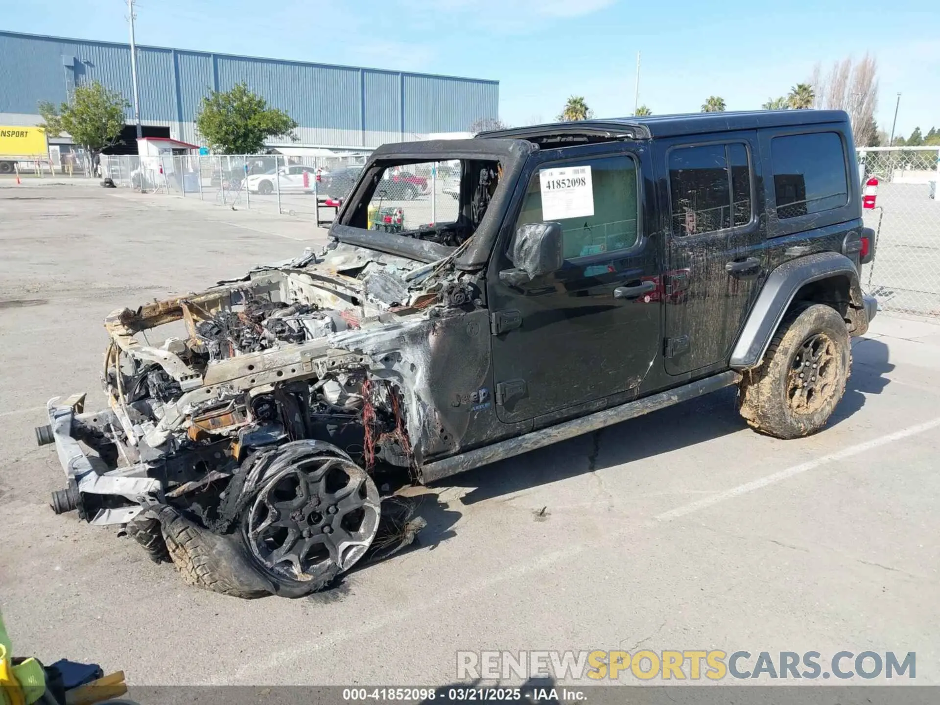 2 Photograph of a damaged car 1C4JJXN62PW641200 JEEP WRANGLER 4XE 2023