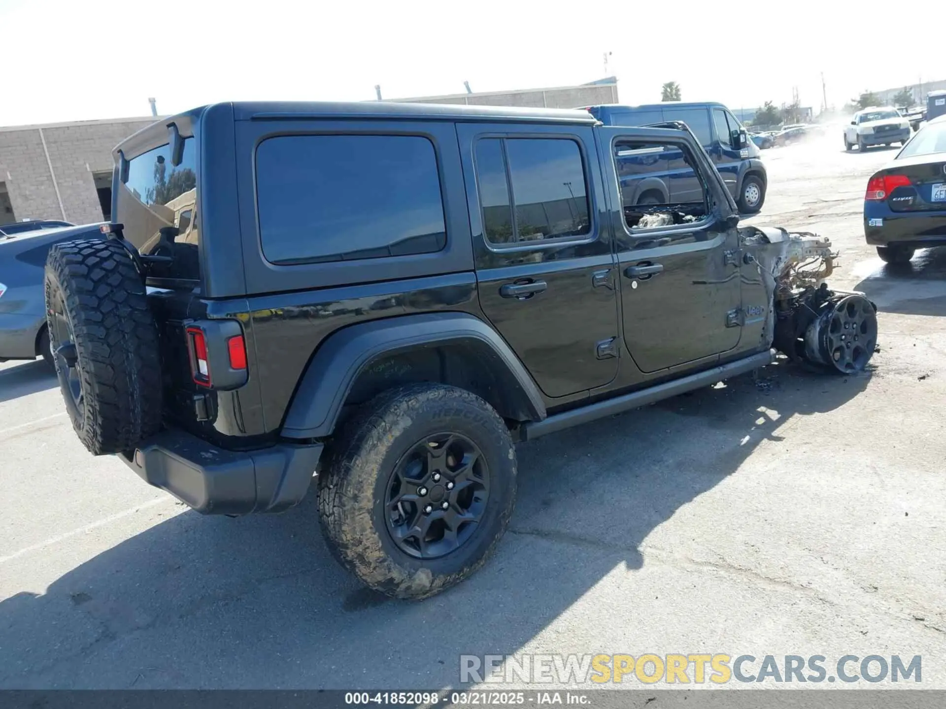 4 Photograph of a damaged car 1C4JJXN62PW641200 JEEP WRANGLER 4XE 2023
