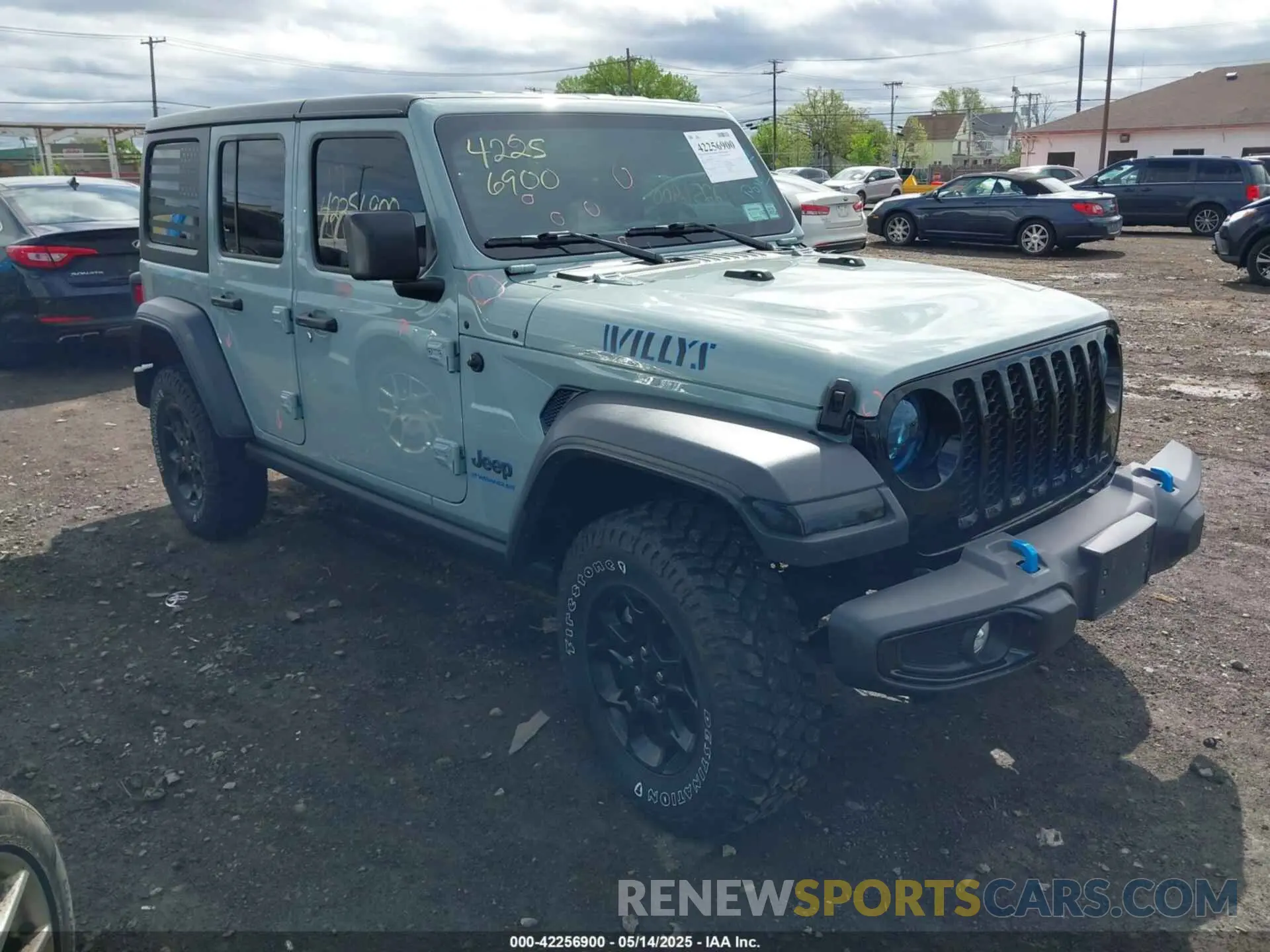 1 Photograph of a damaged car 1C4JJXN63PW625829 JEEP WRANGLER 4XE 2023