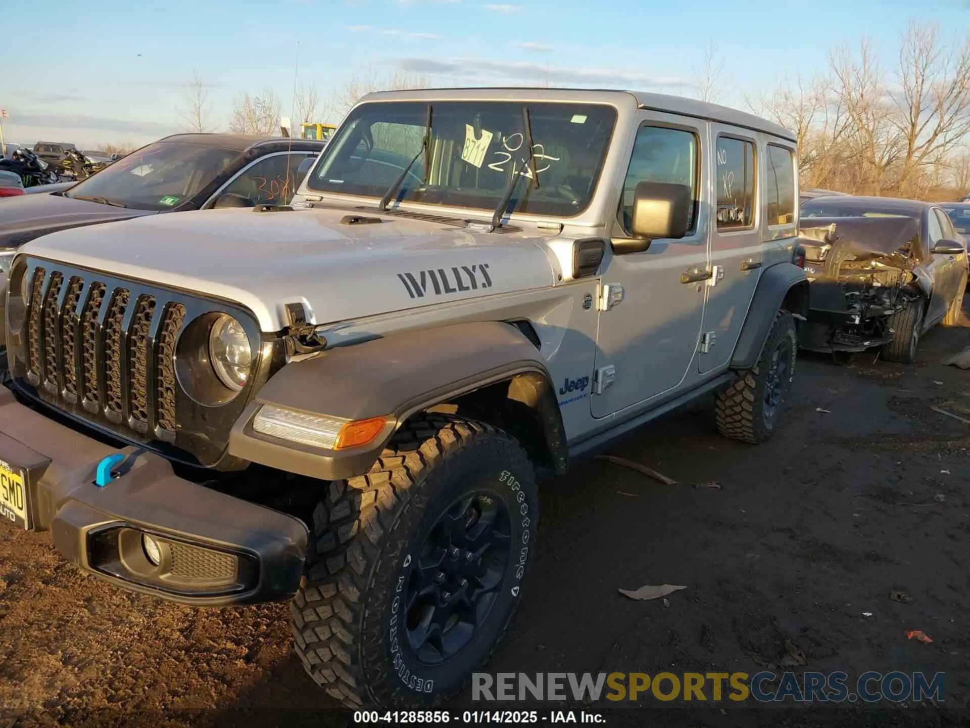 2 Photograph of a damaged car 1C4JJXN65PW612855 JEEP WRANGLER 4XE 2023