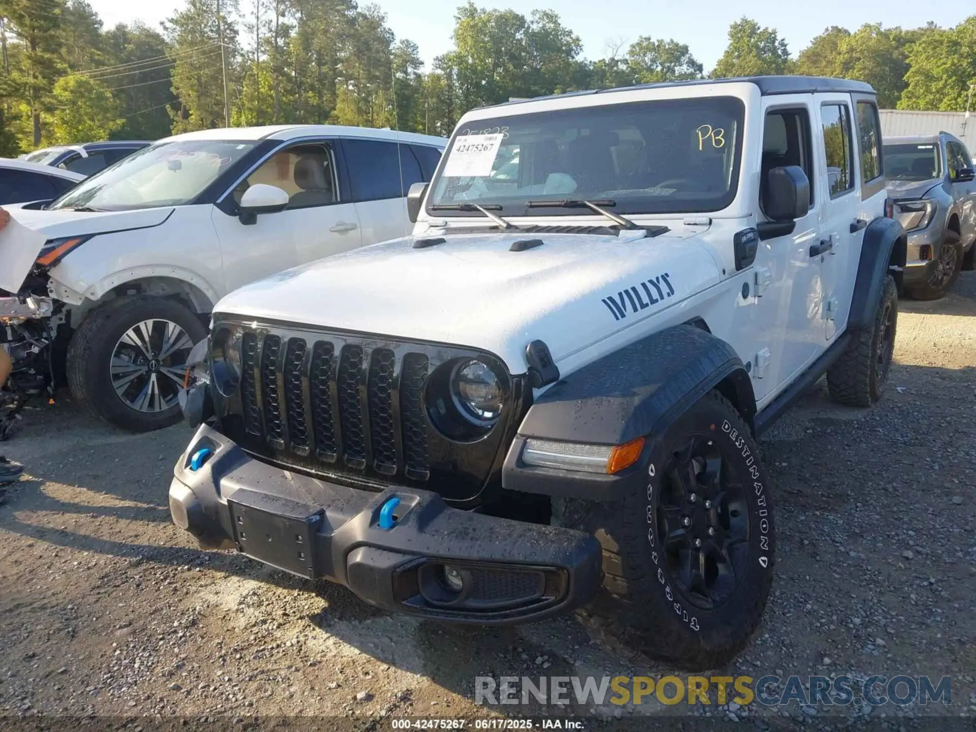 2 Photograph of a damaged car 1C4JJXN65PW630871 JEEP WRANGLER 4XE 2023