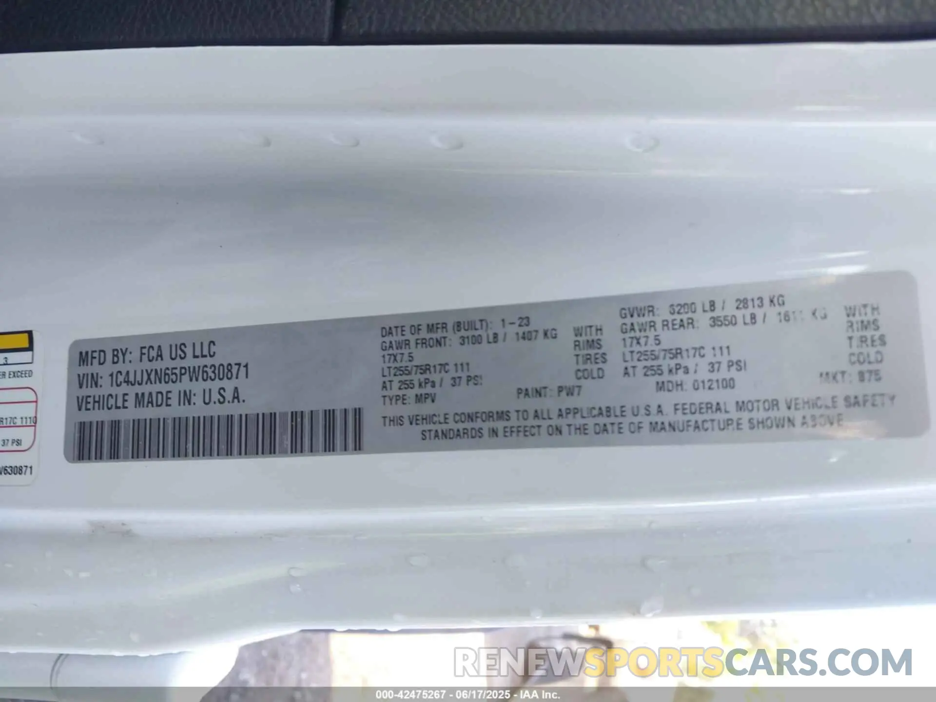 9 Photograph of a damaged car 1C4JJXN65PW630871 JEEP WRANGLER 4XE 2023