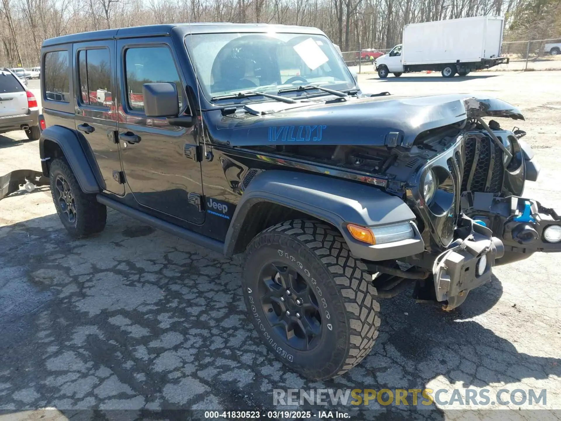 1 Photograph of a damaged car 1C4JJXN65PW703818 JEEP WRANGLER 4XE 2023
