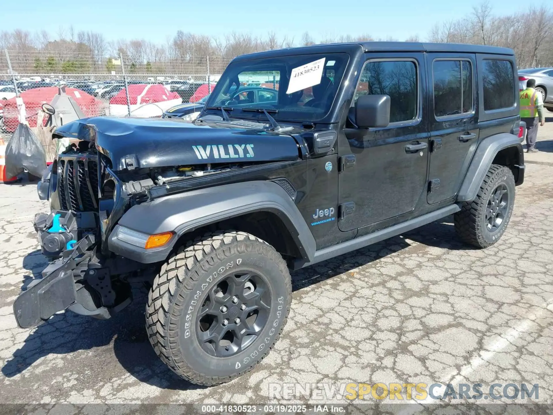 2 Photograph of a damaged car 1C4JJXN65PW703818 JEEP WRANGLER 4XE 2023
