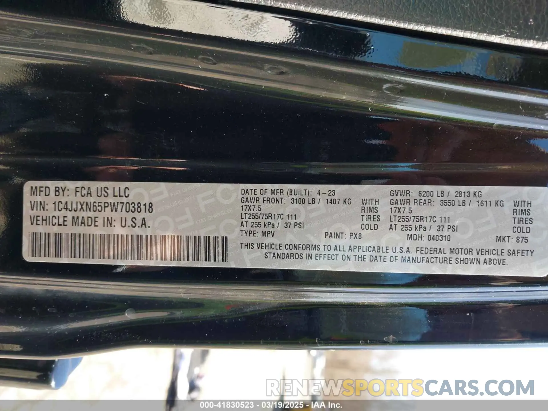 9 Photograph of a damaged car 1C4JJXN65PW703818 JEEP WRANGLER 4XE 2023