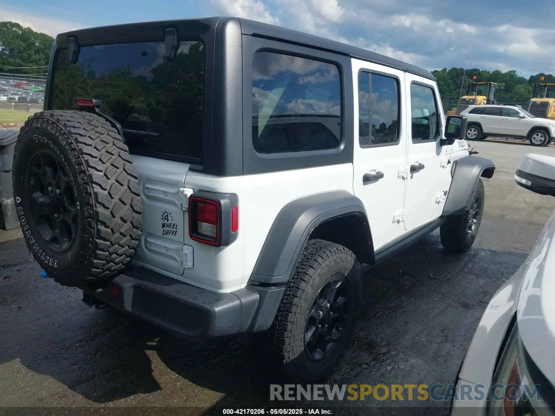 4 Photograph of a damaged car 1C4JJXN67PW630869 JEEP WRANGLER 4XE 2023
