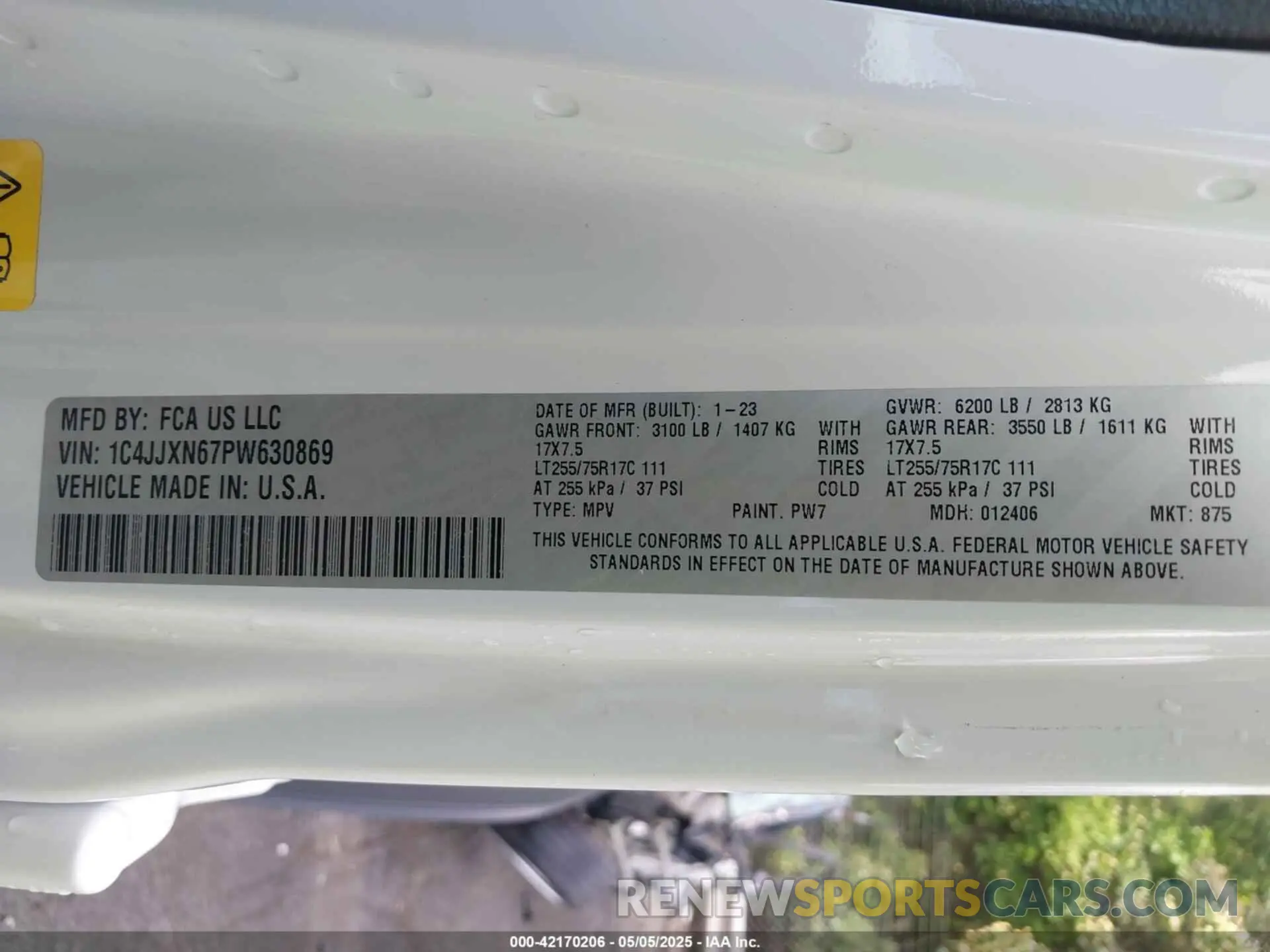 9 Photograph of a damaged car 1C4JJXN67PW630869 JEEP WRANGLER 4XE 2023