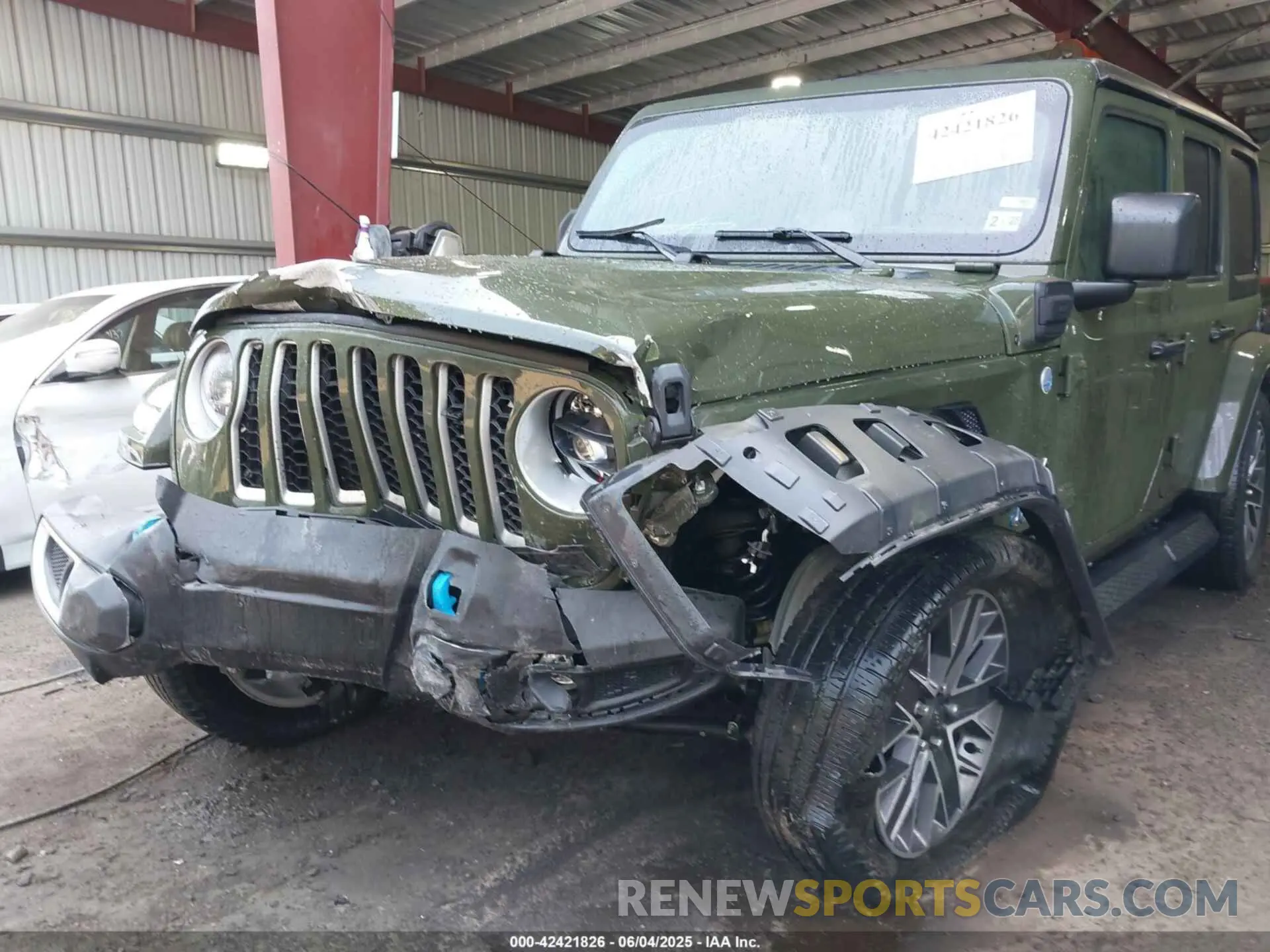 6 Photograph of a damaged car 1C4JJXP61PW683614 JEEP WRANGLER 4XE 2023