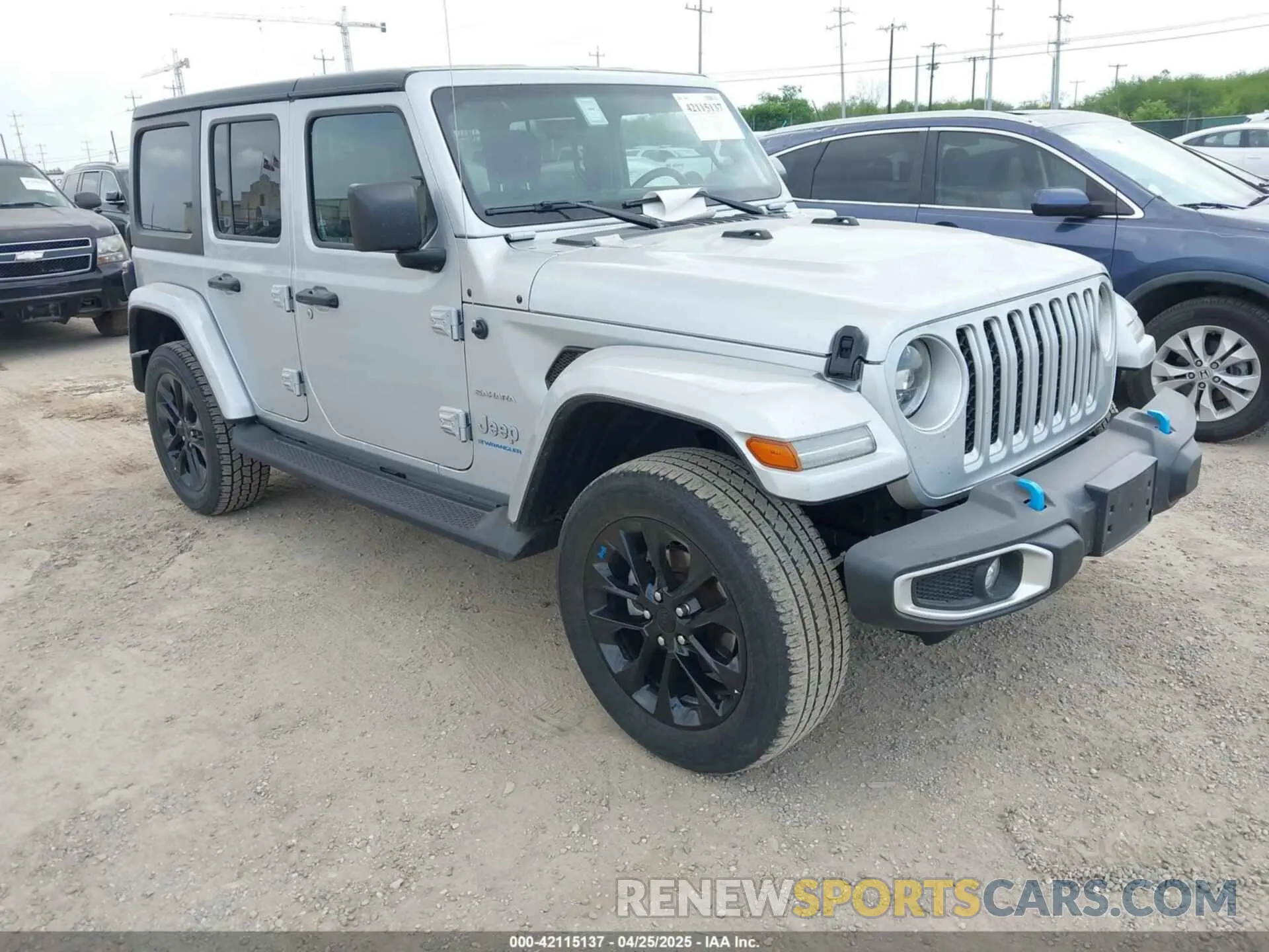 1 Photograph of a damaged car 1C4JJXP62PW627455 JEEP WRANGLER 4XE 2023