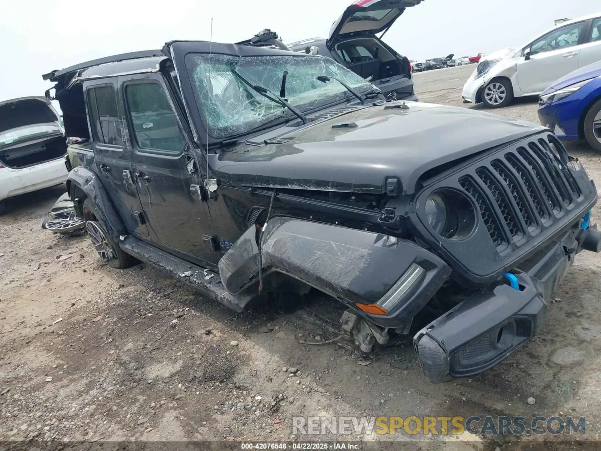 1 Photograph of a damaged car 1C4JJXP62PW629335 JEEP WRANGLER 4XE 2023
