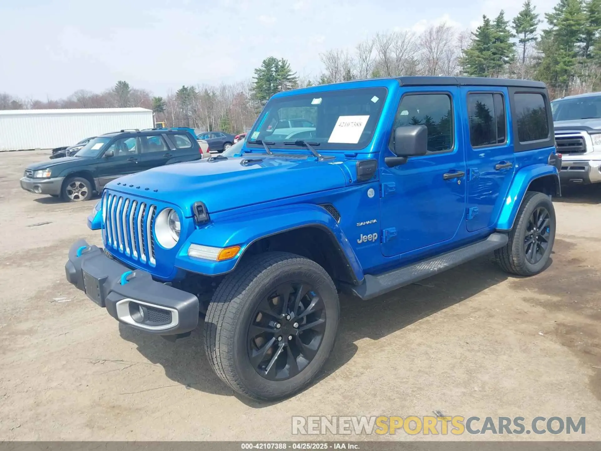 2 Photograph of a damaged car 1C4JJXP62PW662268 JEEP WRANGLER 4XE 2023