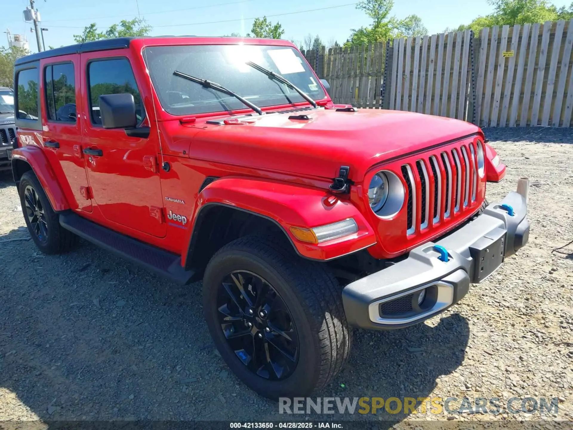 1 Photograph of a damaged car 1C4JJXP63PW568190 JEEP WRANGLER 4XE 2023
