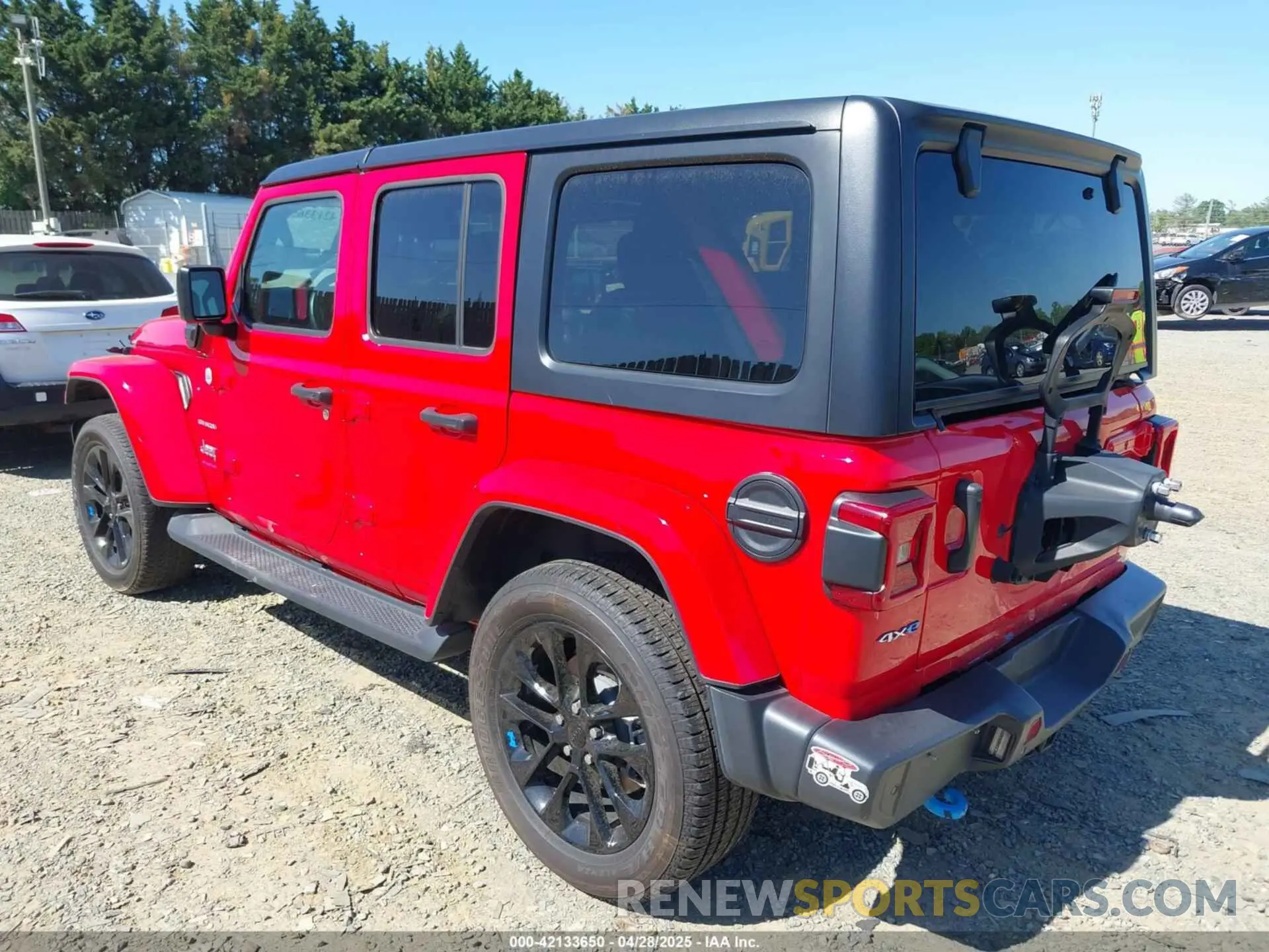 3 Photograph of a damaged car 1C4JJXP63PW568190 JEEP WRANGLER 4XE 2023