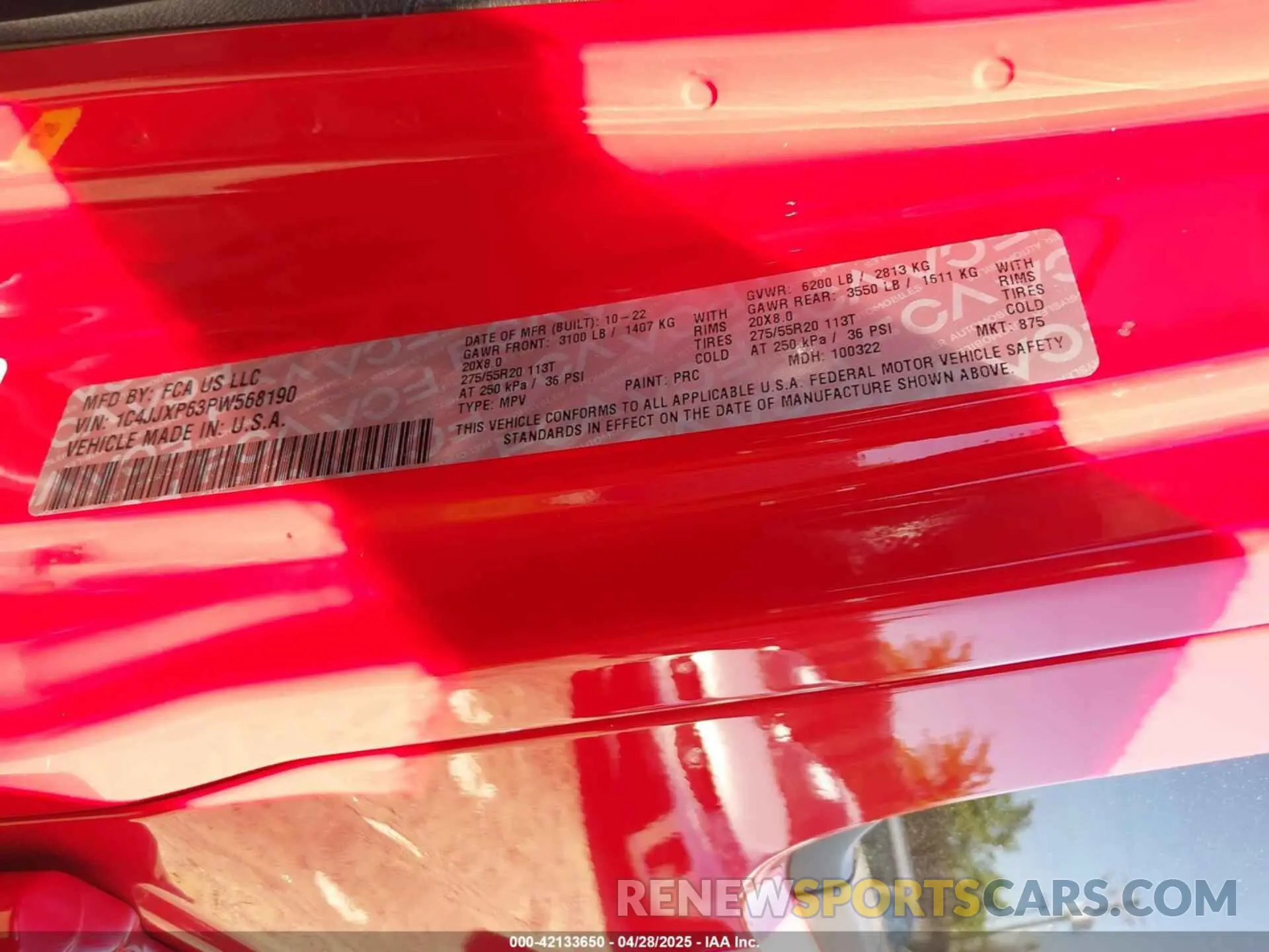 9 Photograph of a damaged car 1C4JJXP63PW568190 JEEP WRANGLER 4XE 2023