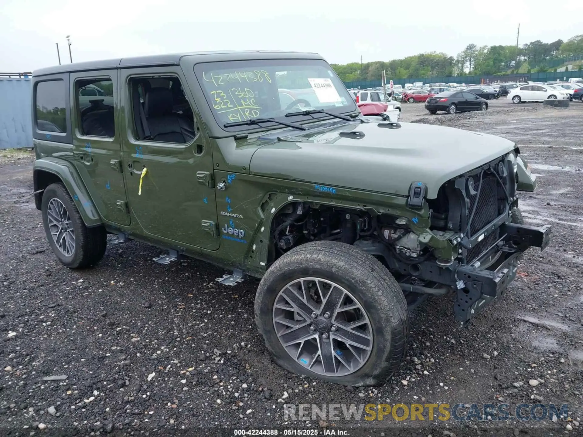 1 Photograph of a damaged car 1C4JJXP64PW684210 JEEP WRANGLER 4XE 2023